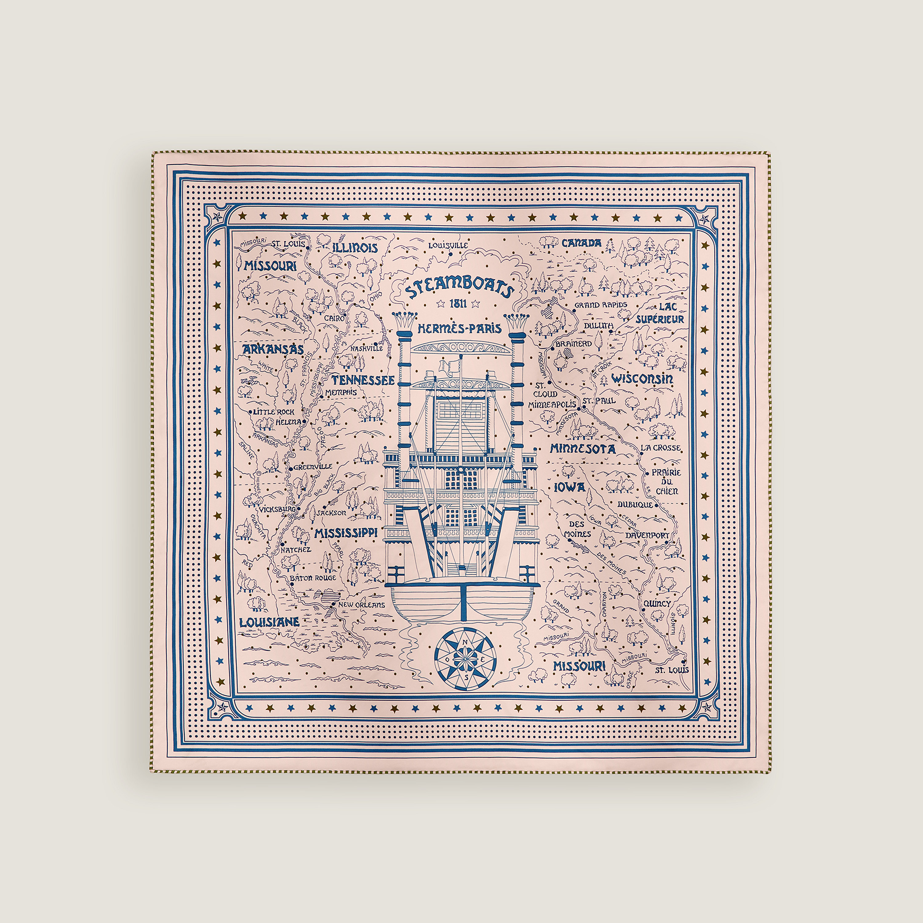 Steamboats bandana 55