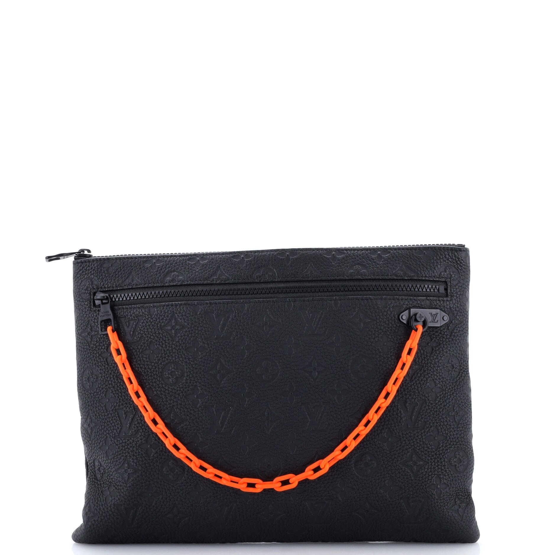 A4 Pouch Monogram Taurillon Leather