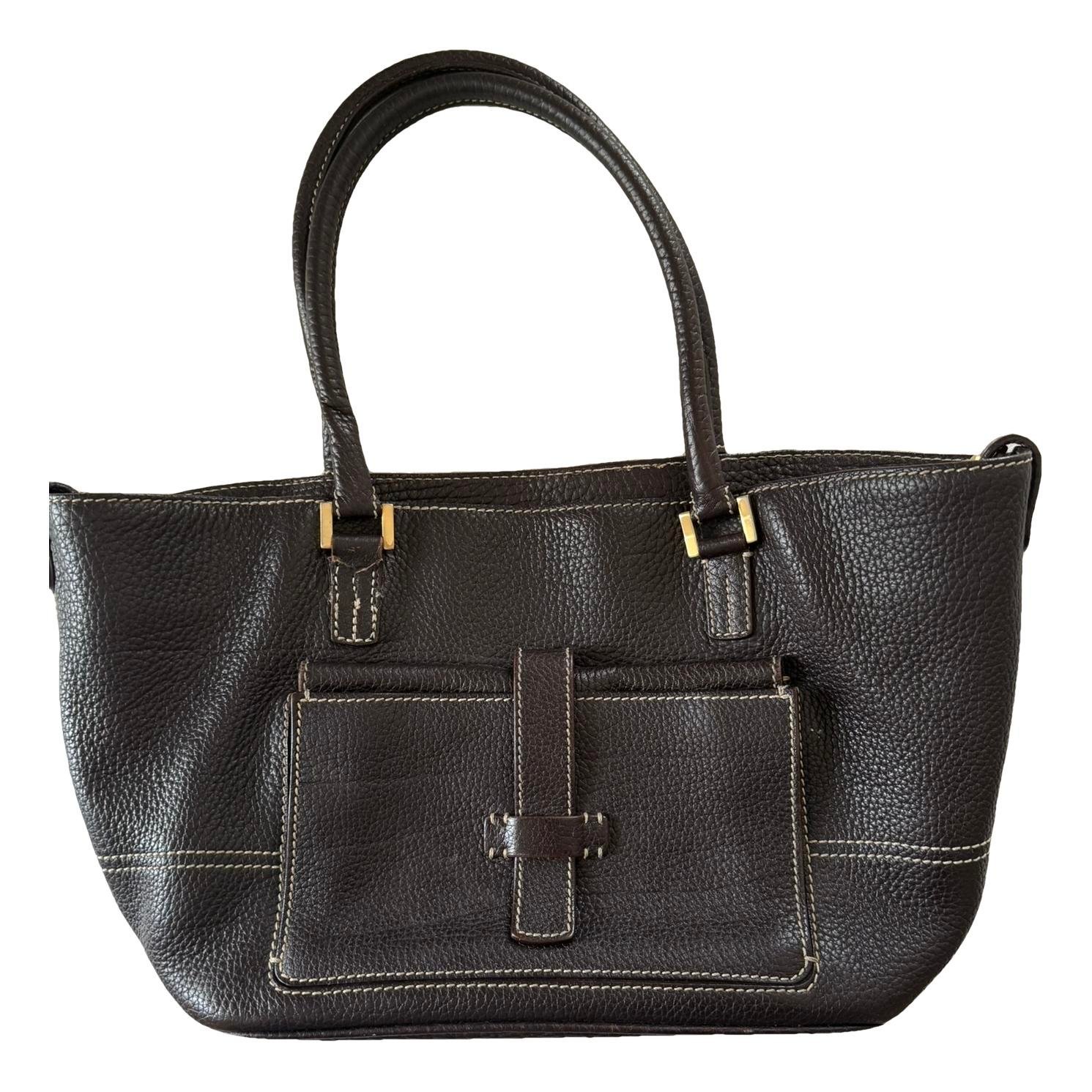 Loro Piana Bellevue leather handbag