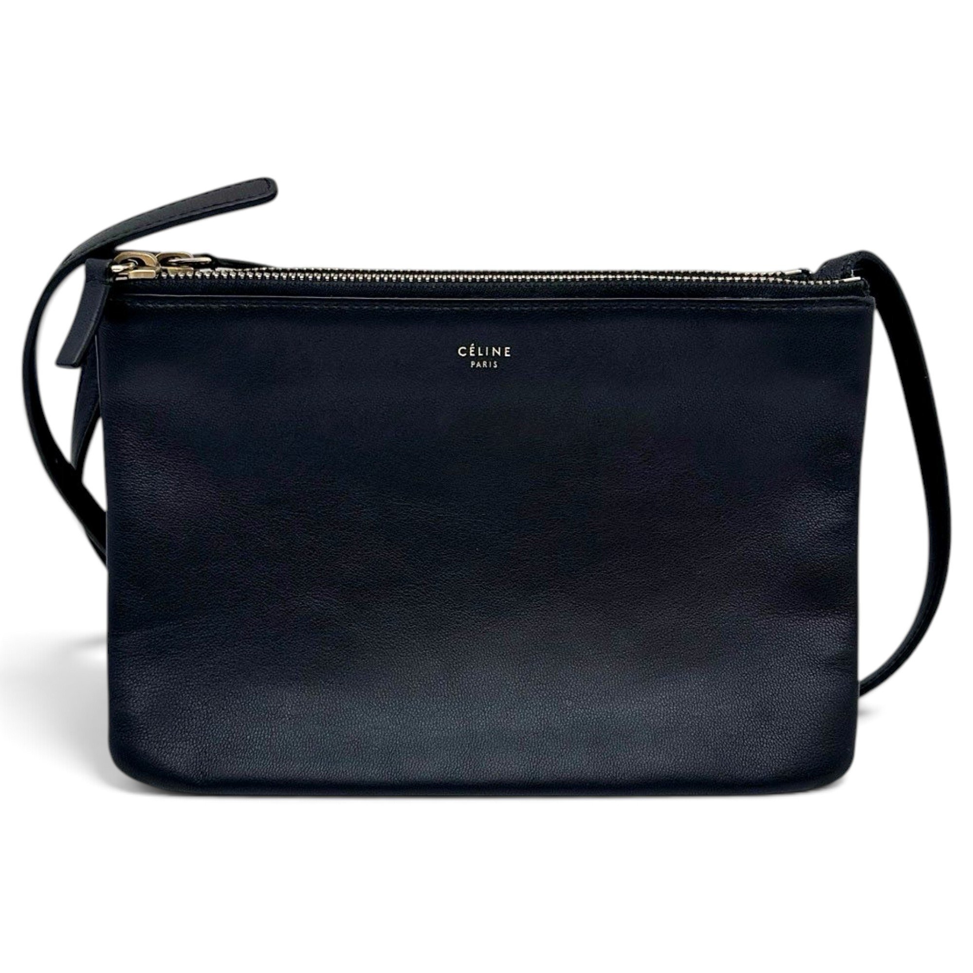 Trio leather crossbody bag