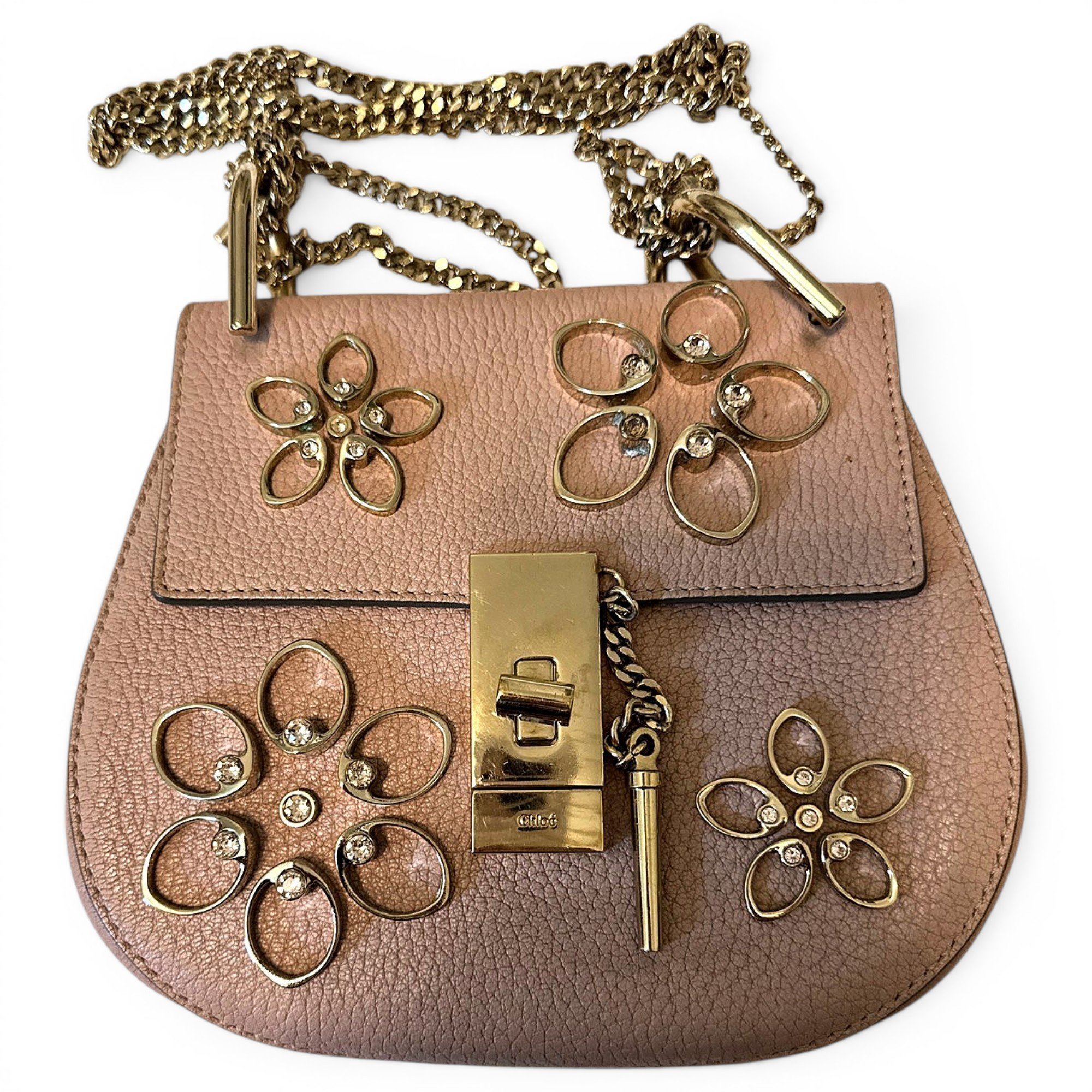 Drew leather crossbody bag