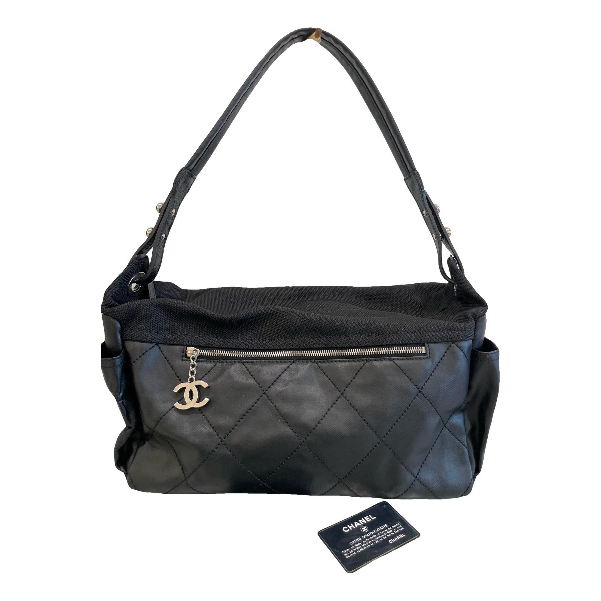 Trendy CC Quilted leather tote