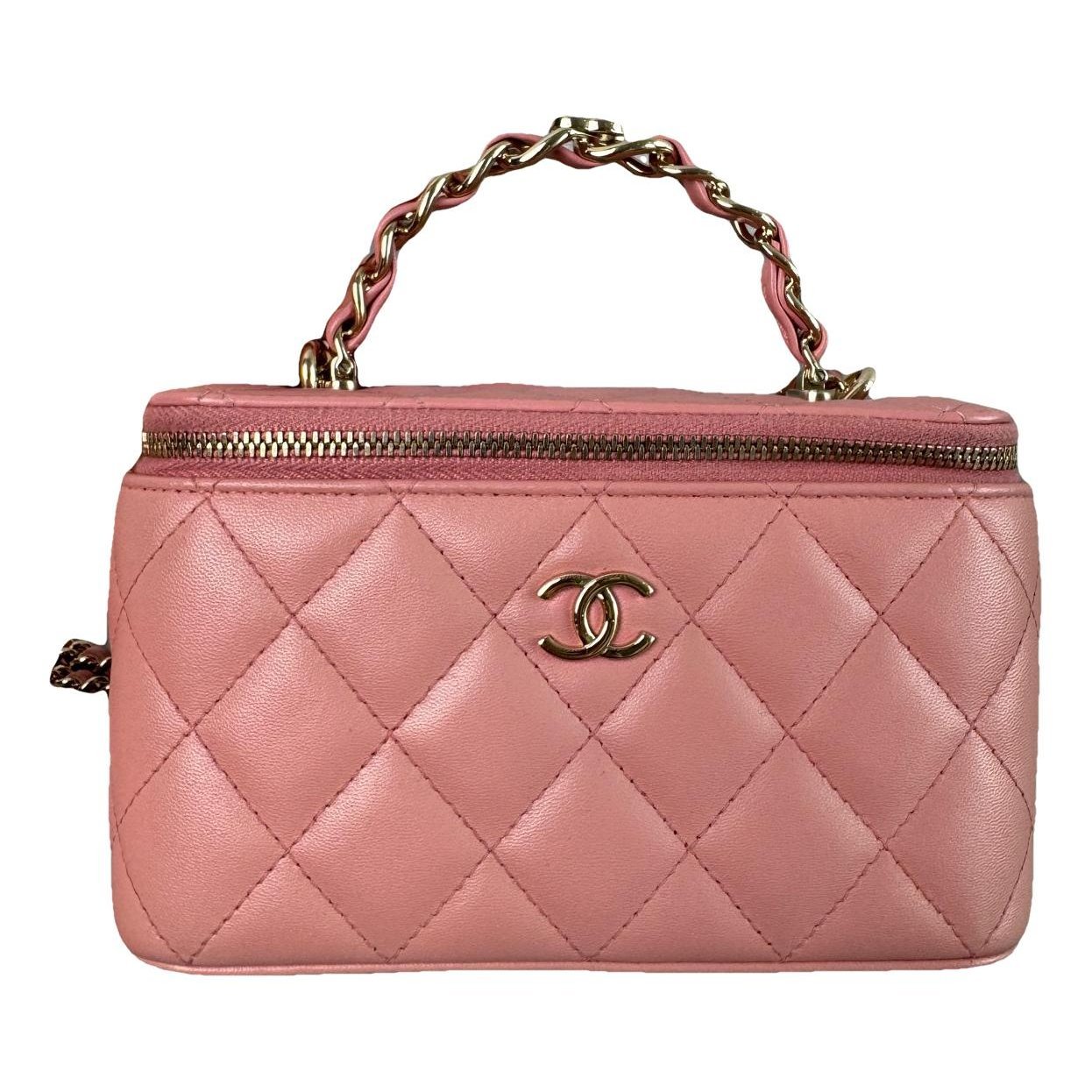 Trendy CC Vanity leather handbag