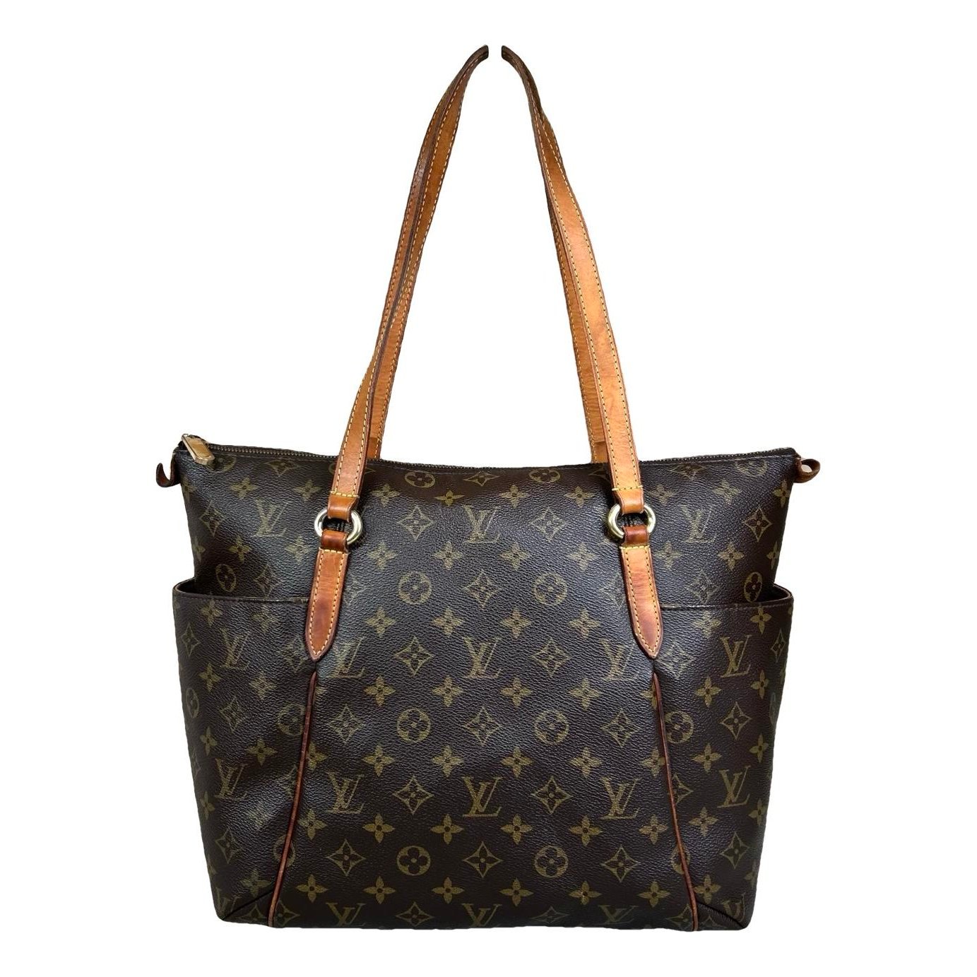 Totally leather handbag