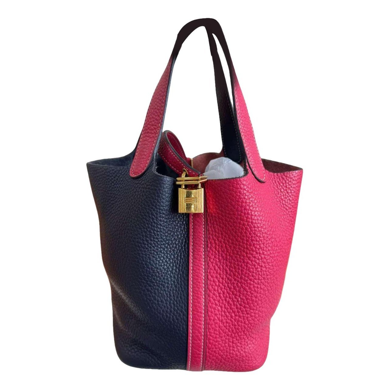 Picotin leather handbag