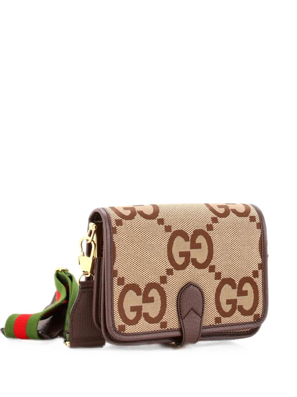 Buckle Messenger Bag Jumbo GG Canvas Small crossbody bag