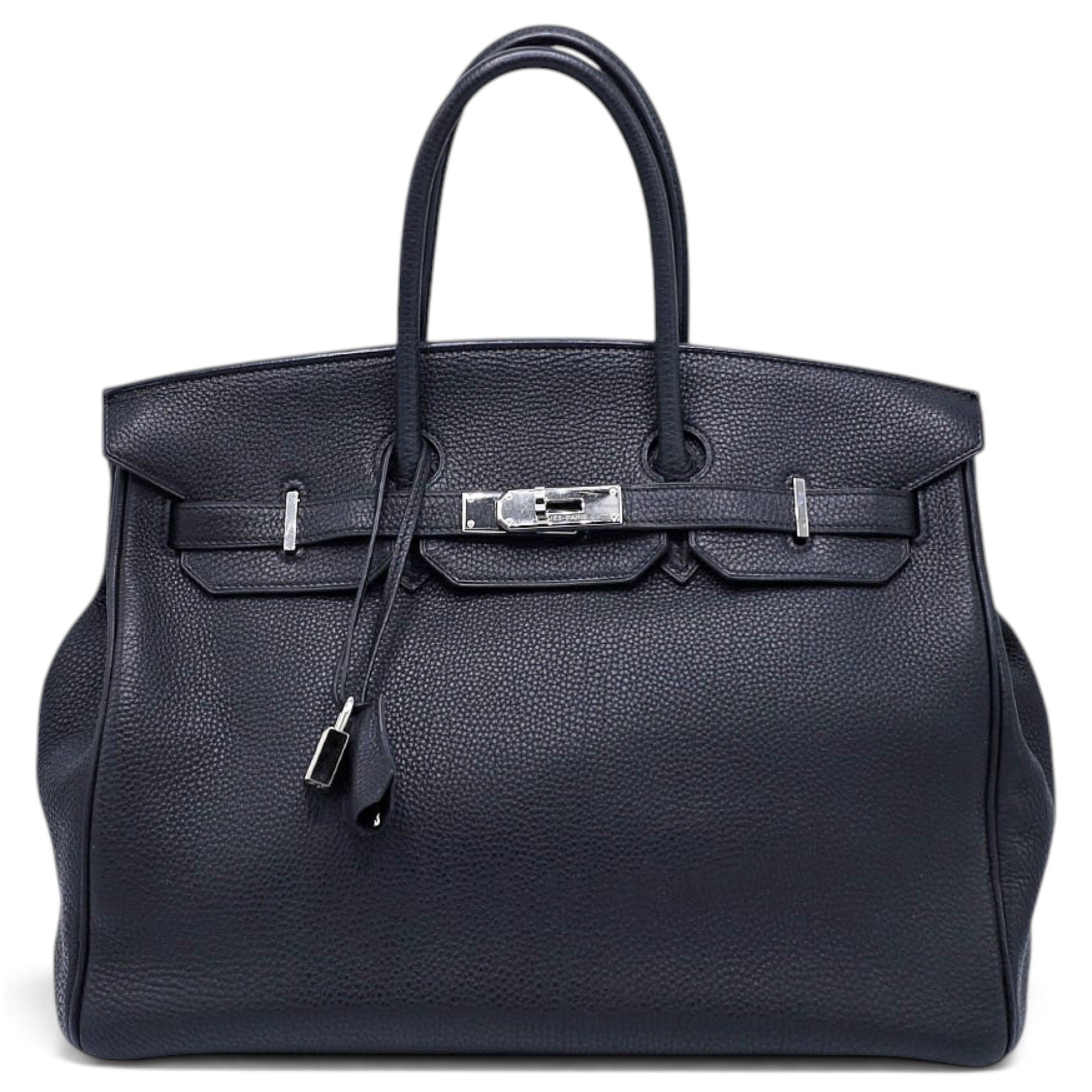 Birkin 35 leather handbag