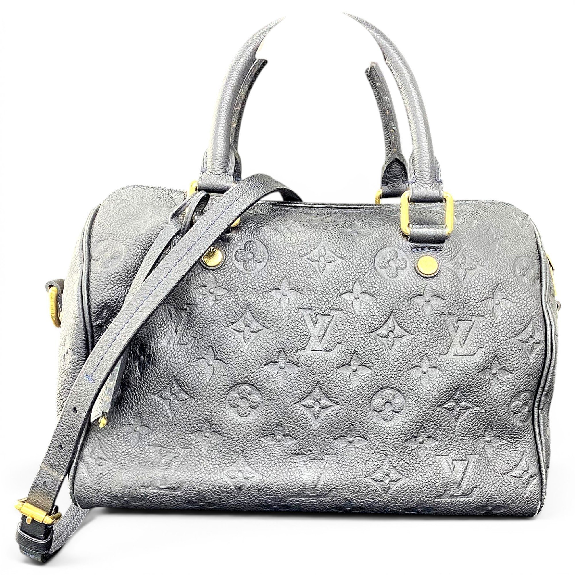 Speedy leather handbag