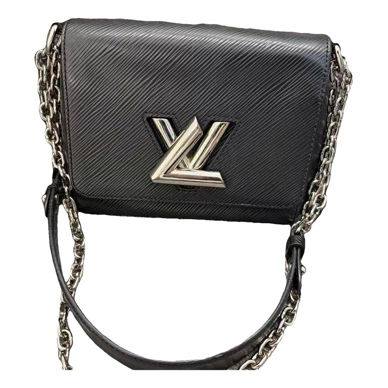 Twist leather handbag