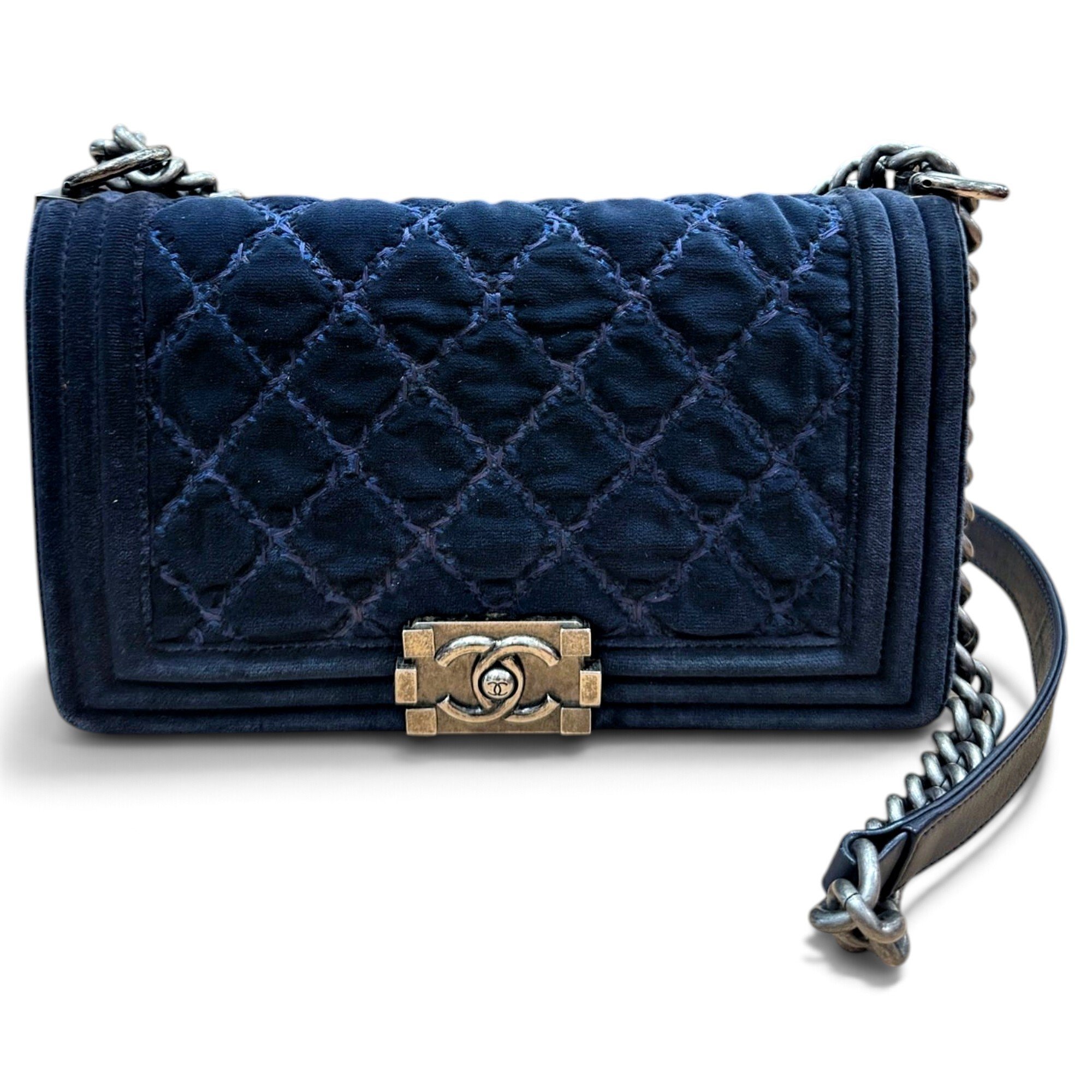Boy leather crossbody bag