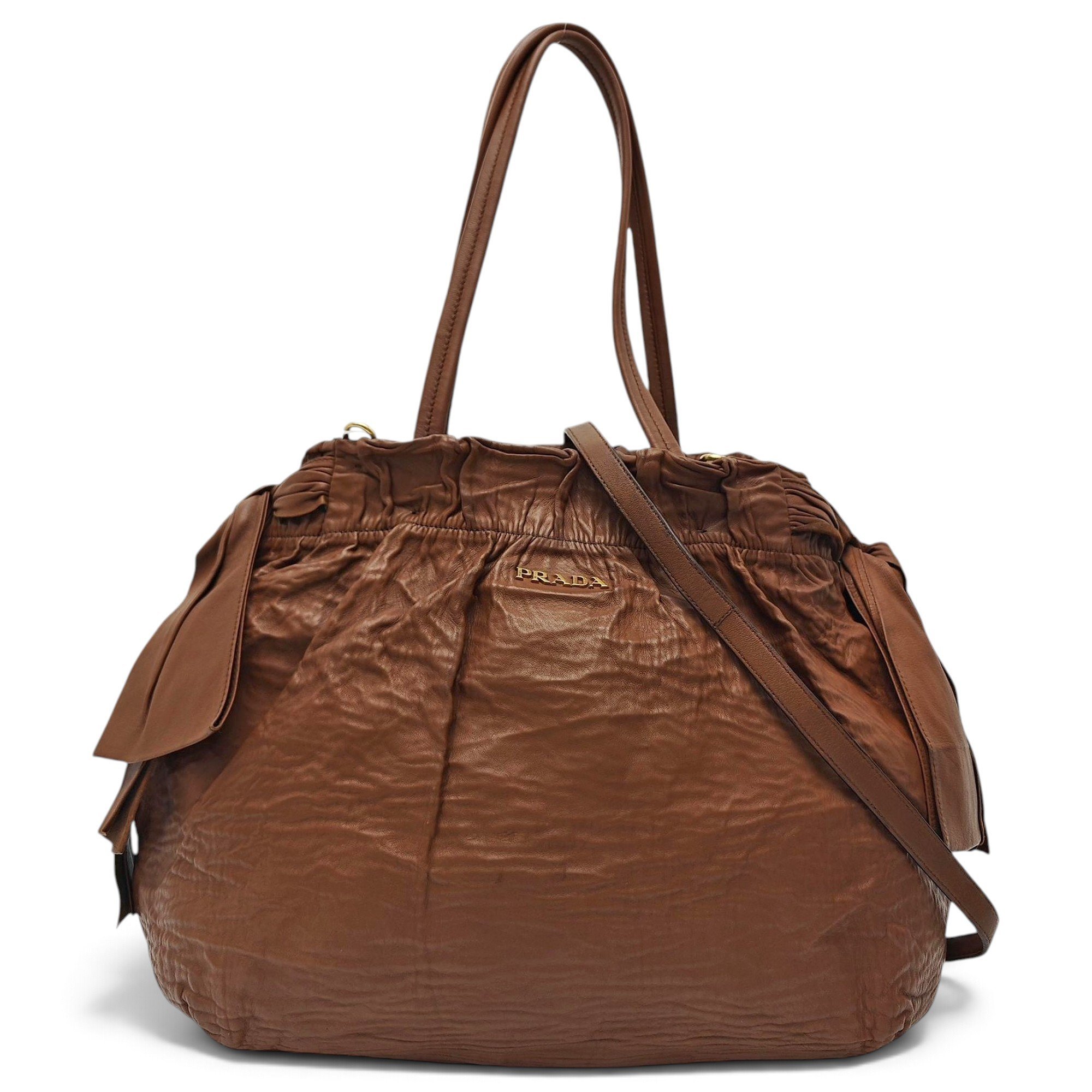 Leather handbag