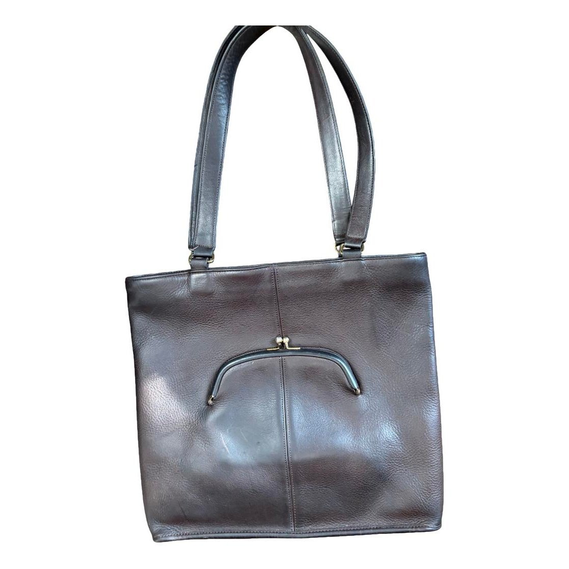 Leather tote