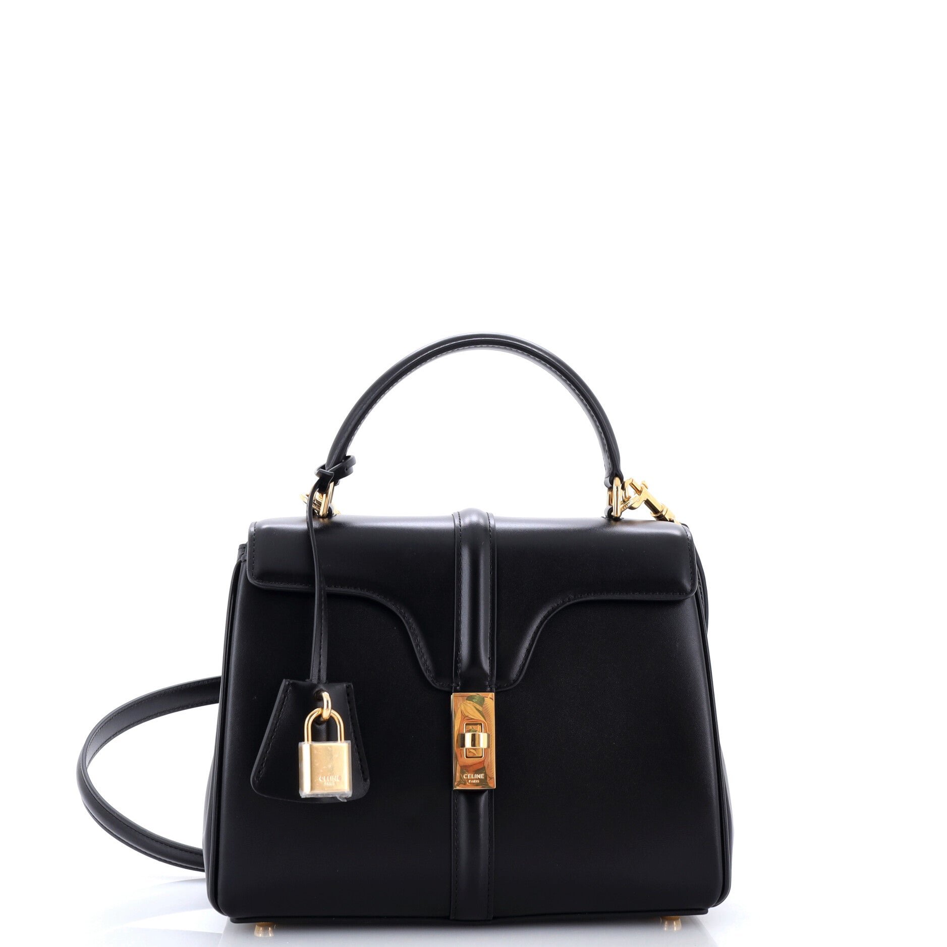 16 Top Handle Bag Smooth Calfskin Small