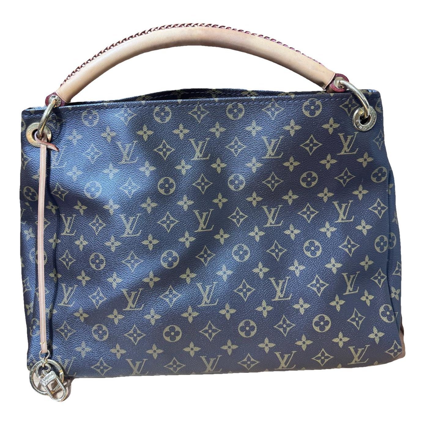 Artsy leather handbag