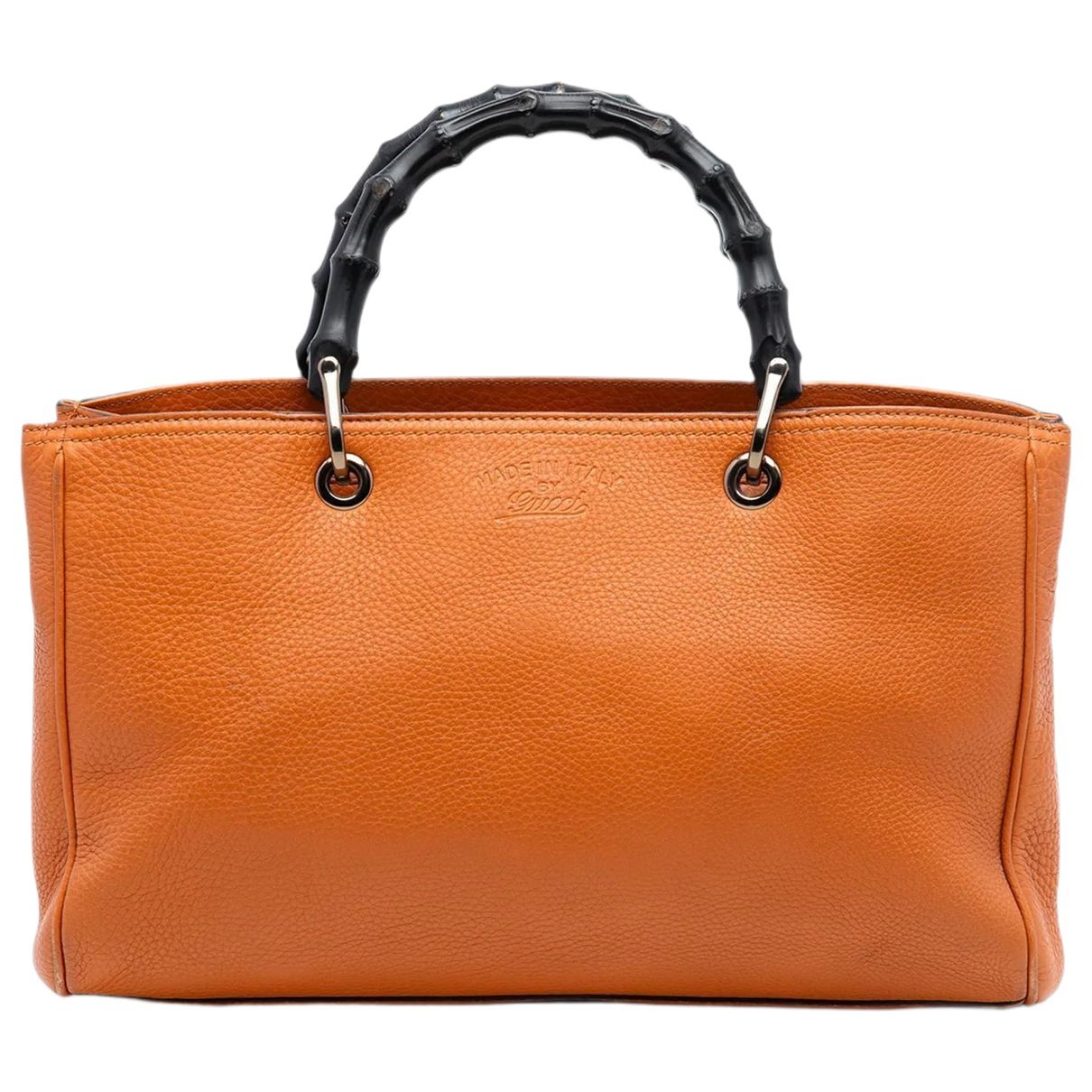 Bamboo leather satchel