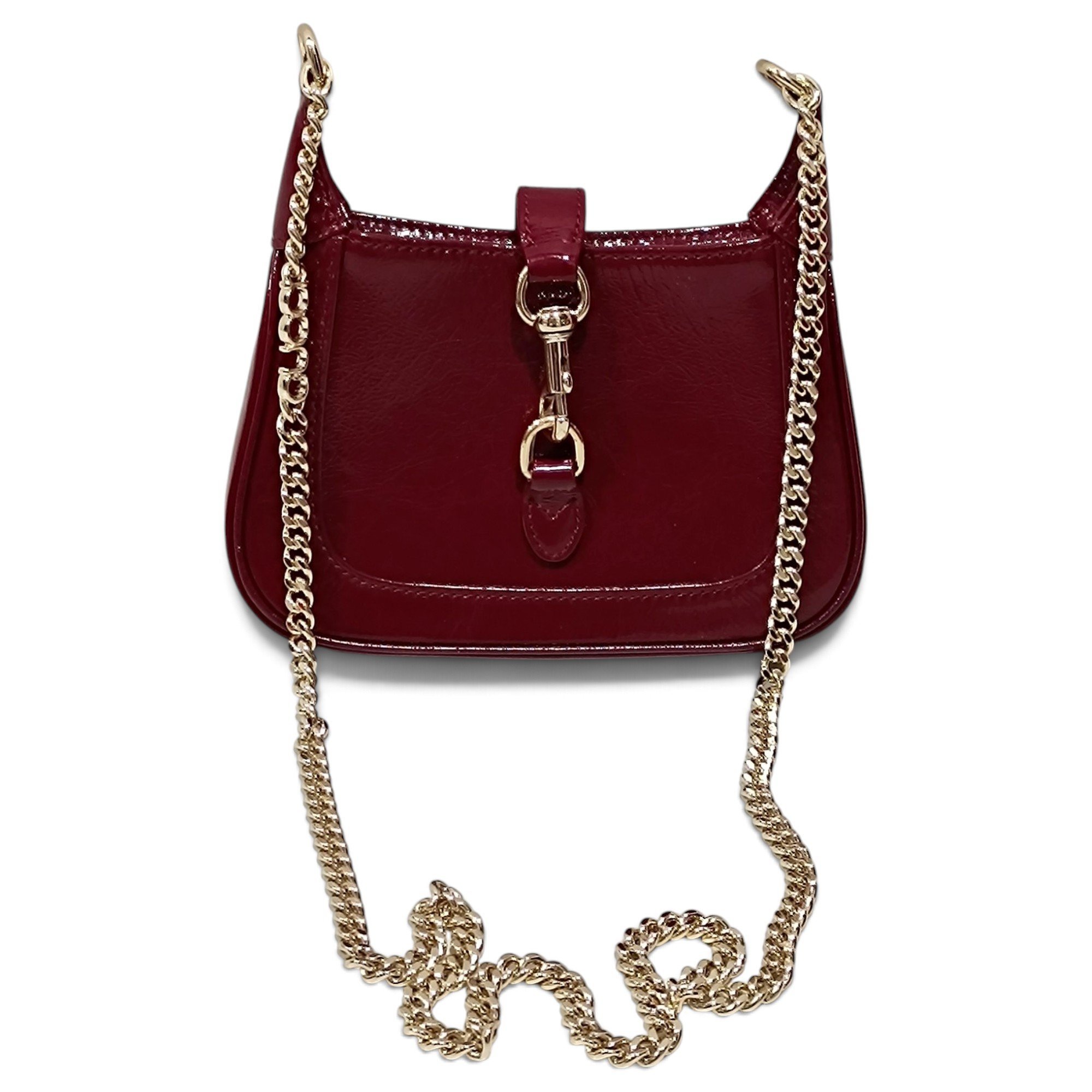 Jackie patent leather handbag