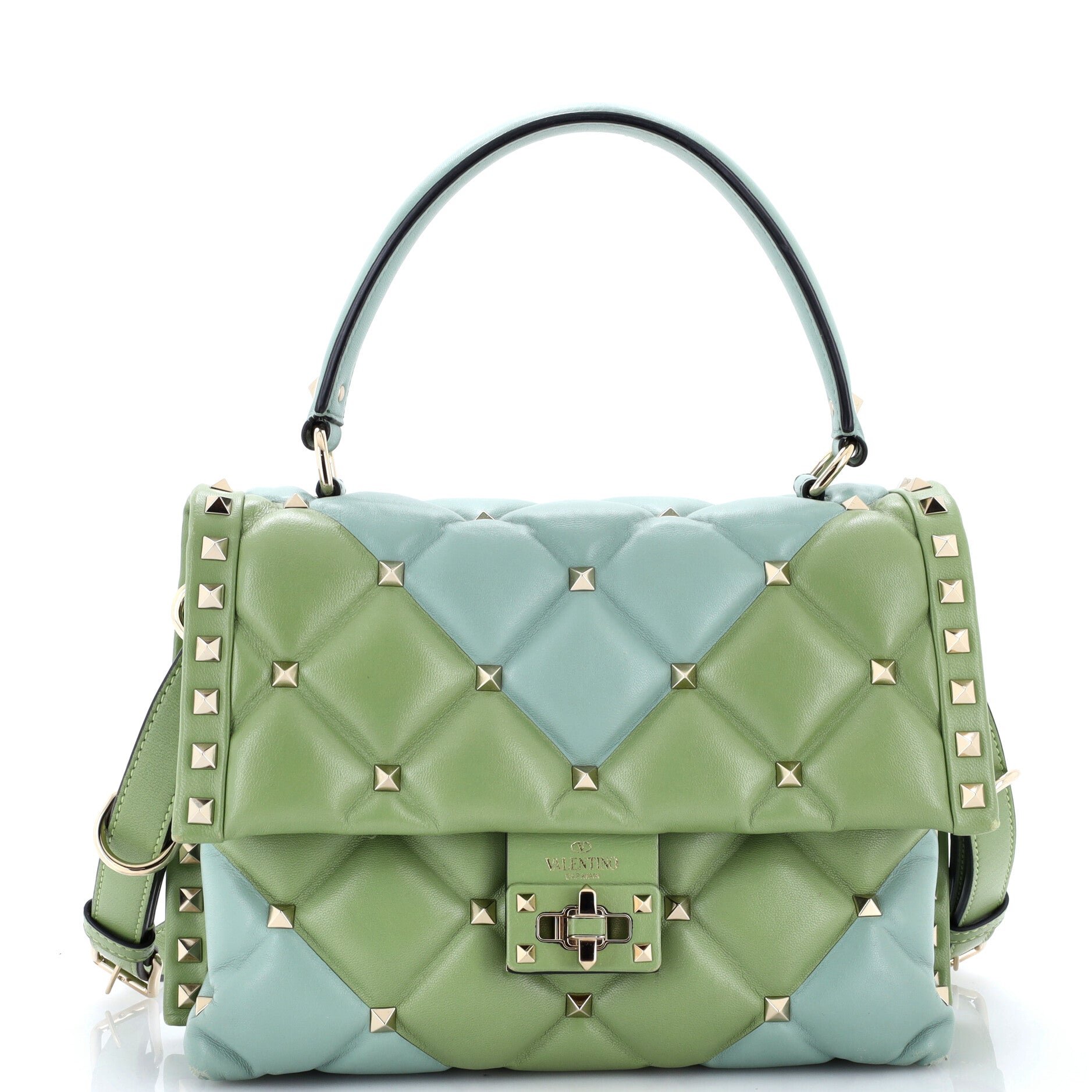 Candystud Top Handle Bag Leather Medium
