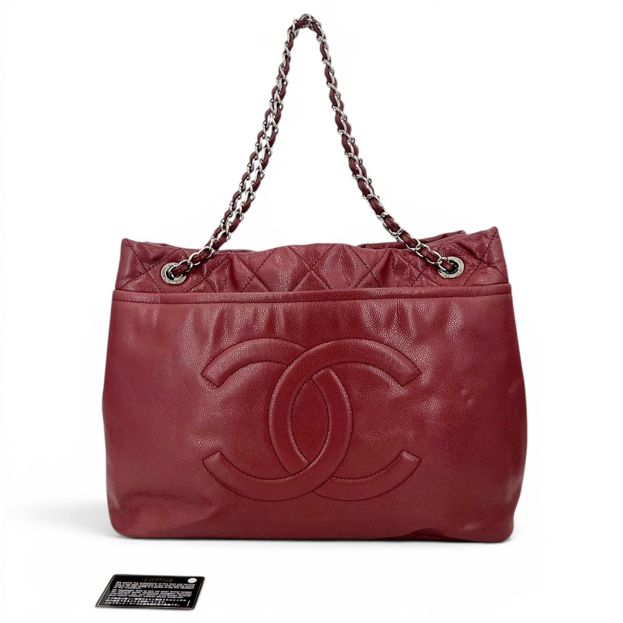 Leather handbag