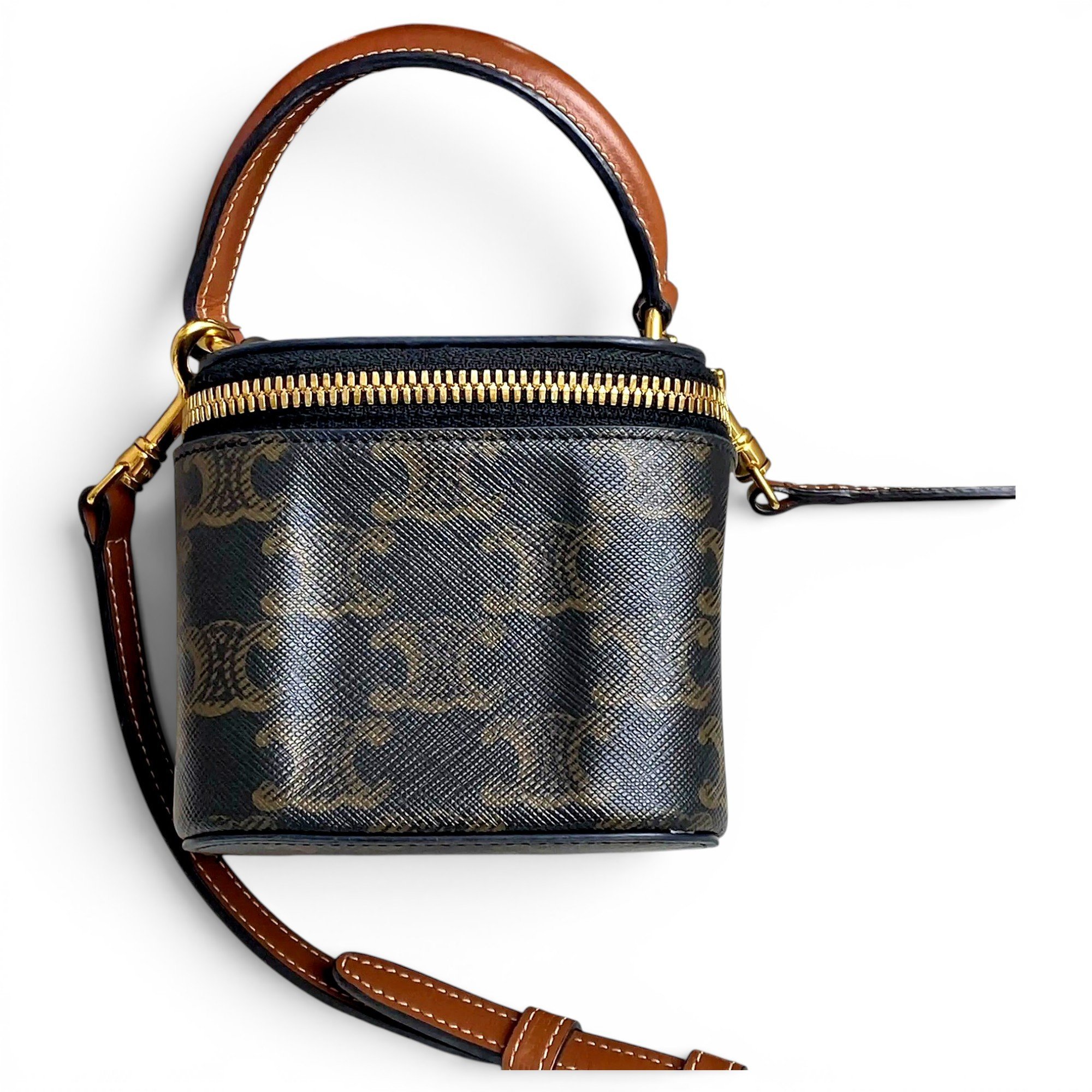 Vinyl handbag
