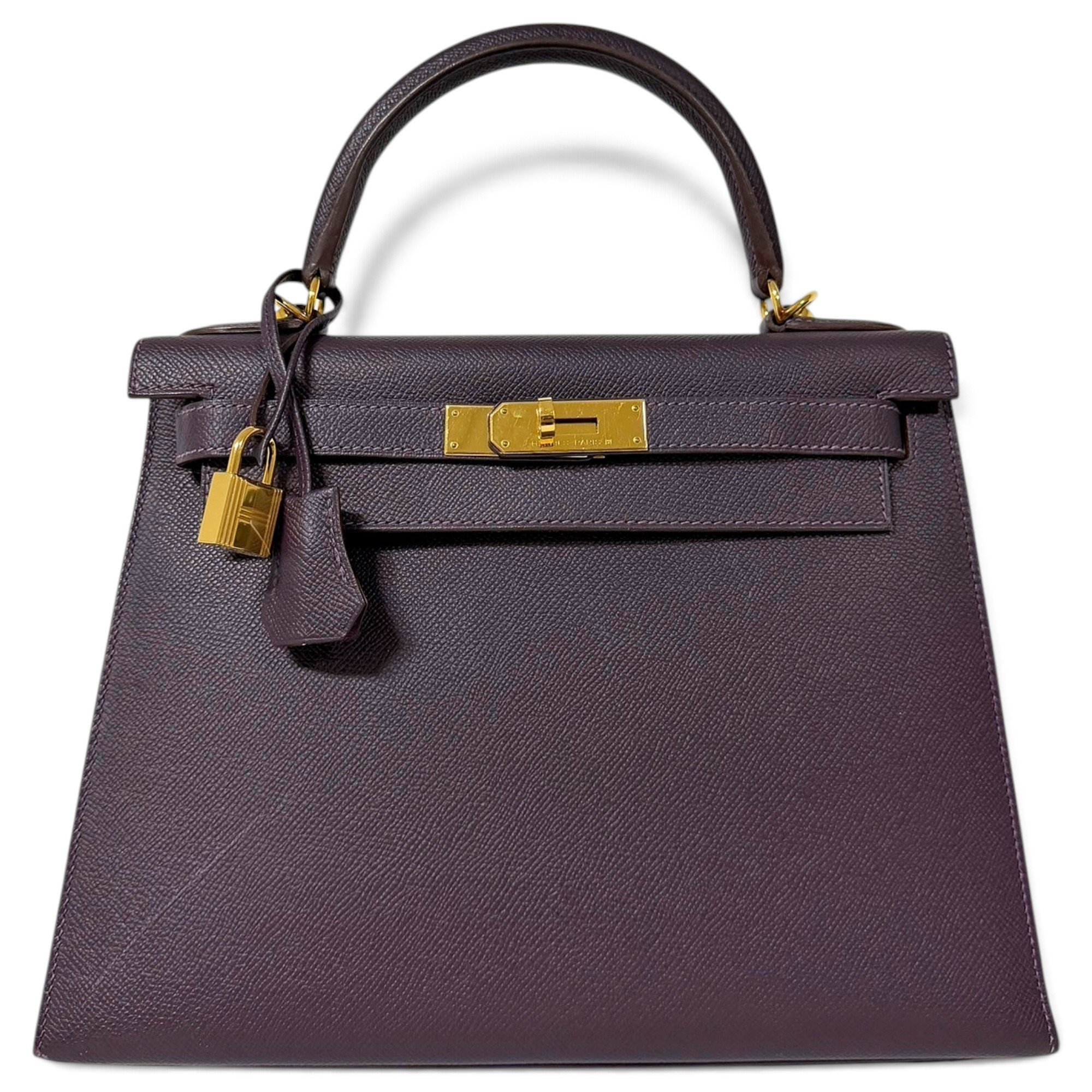 Kelly 28 leather handbag