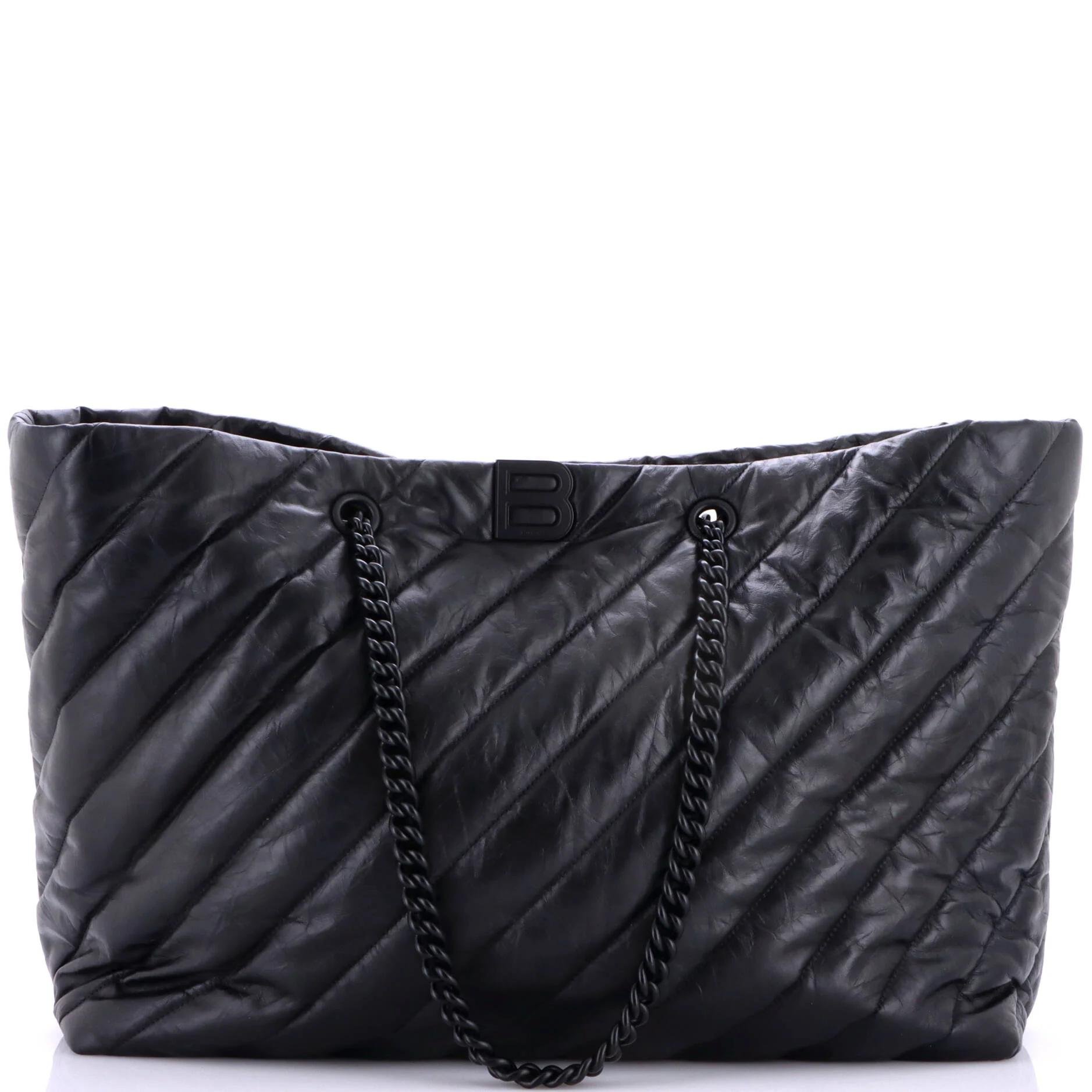 Leather tote