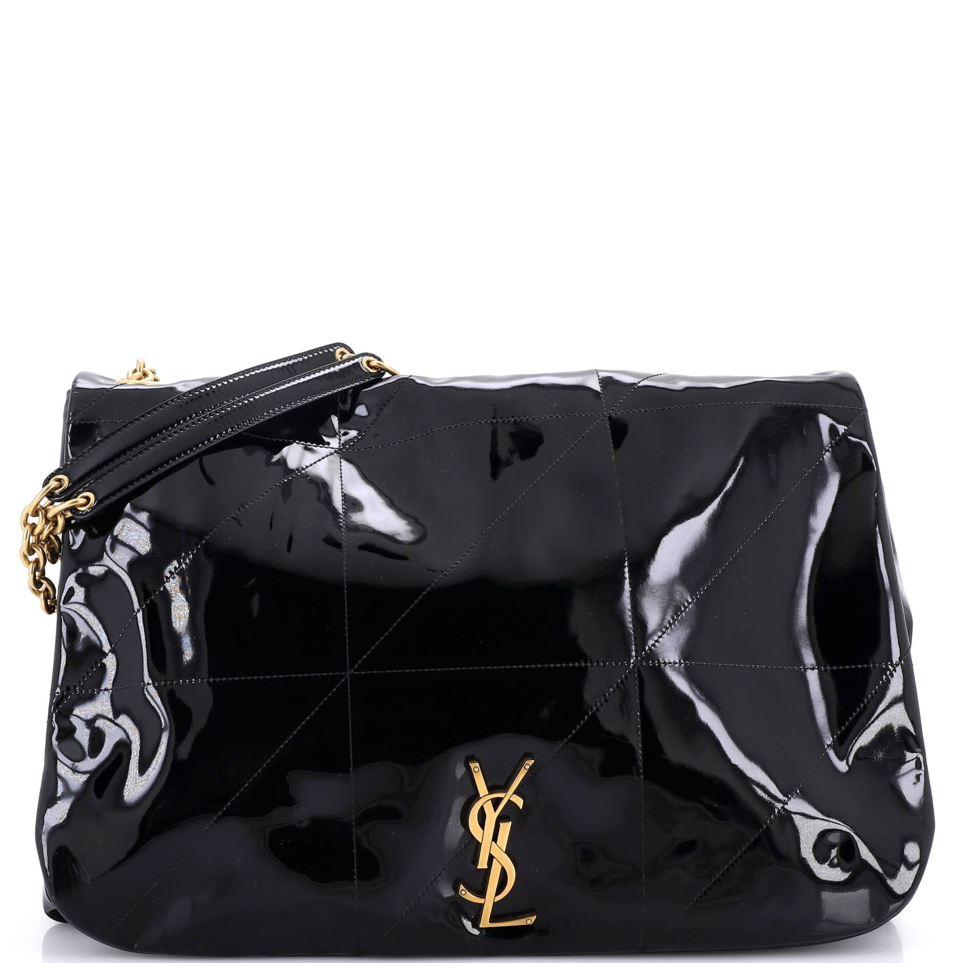 Jamie 4.3 Shoulder Bag Quilted Patent Large