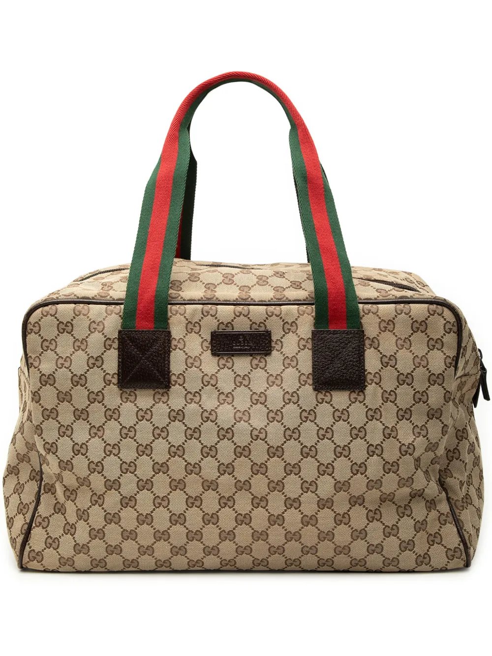 2000-2015 GG Canvas Web Duffle Bag travel bag