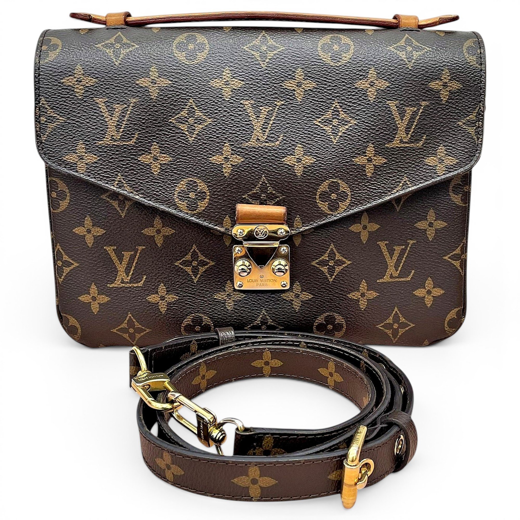 Metis leather handbag