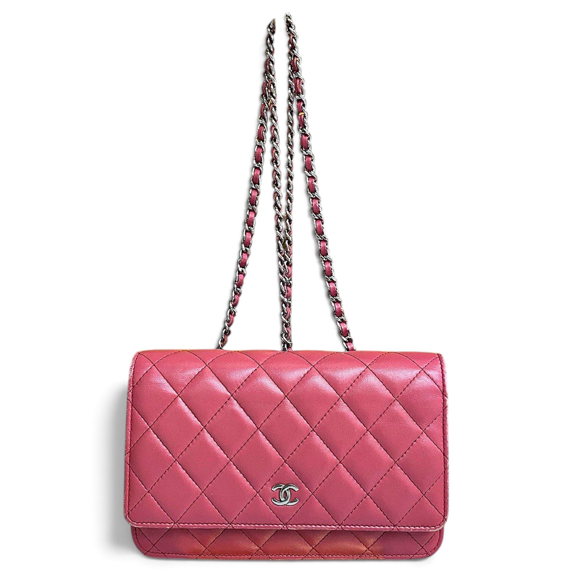 Wallet On Chain Timeless/Classique leather crossbody bag