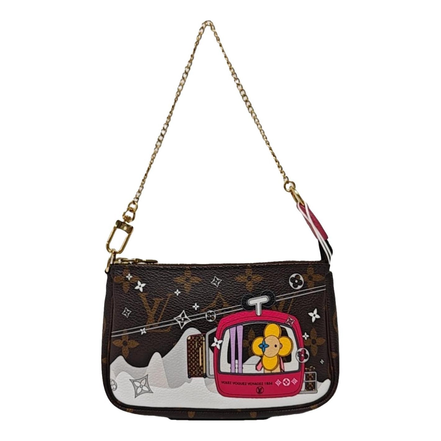 Maxi Multi Pochette Accessoires leather handbag