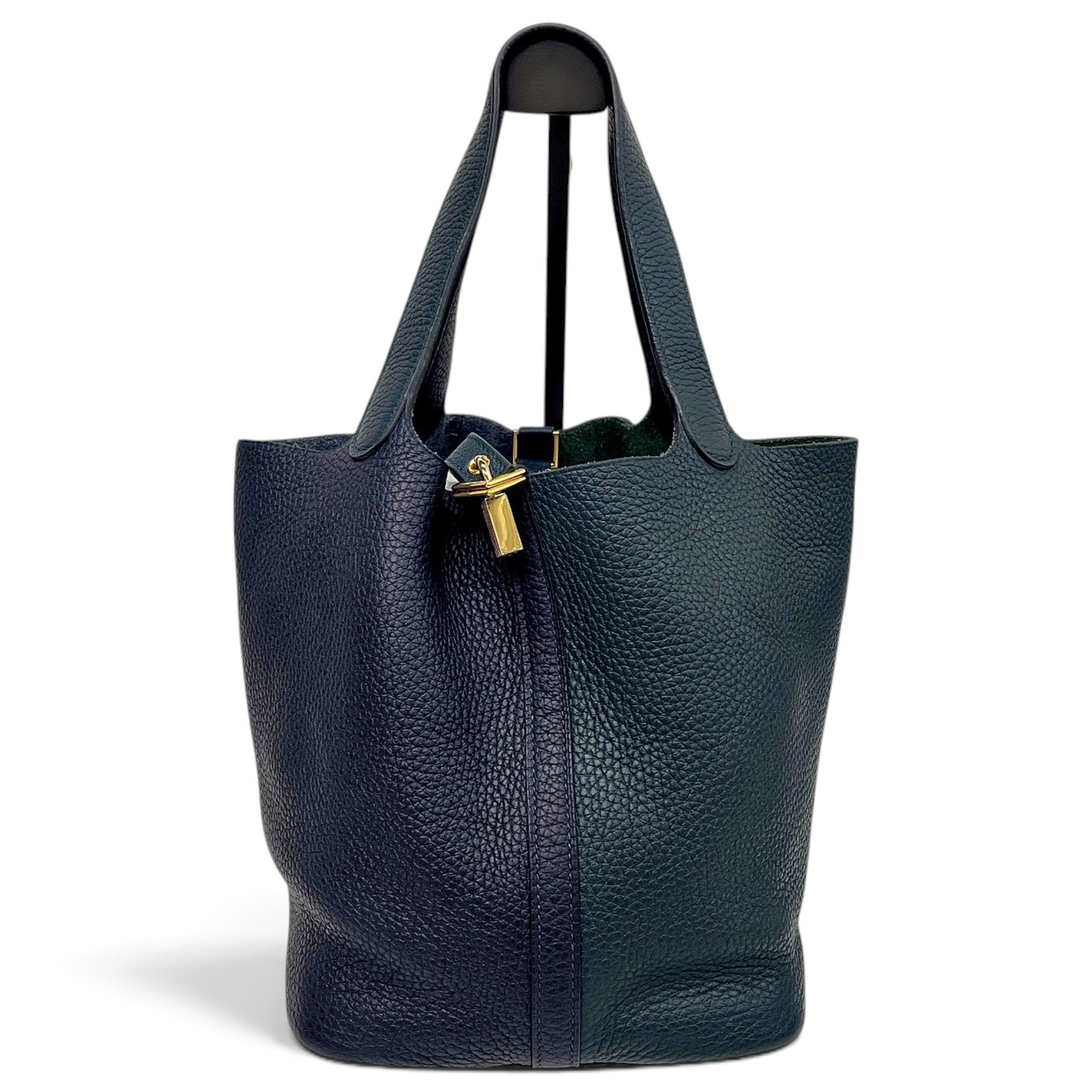 Picotin leather handbag