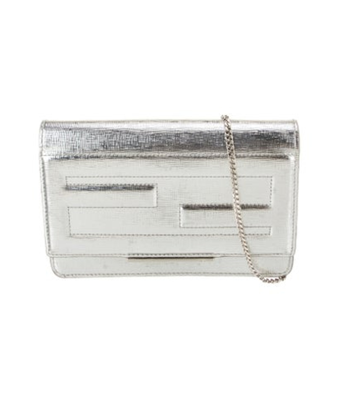 Fendi Leather Clutch