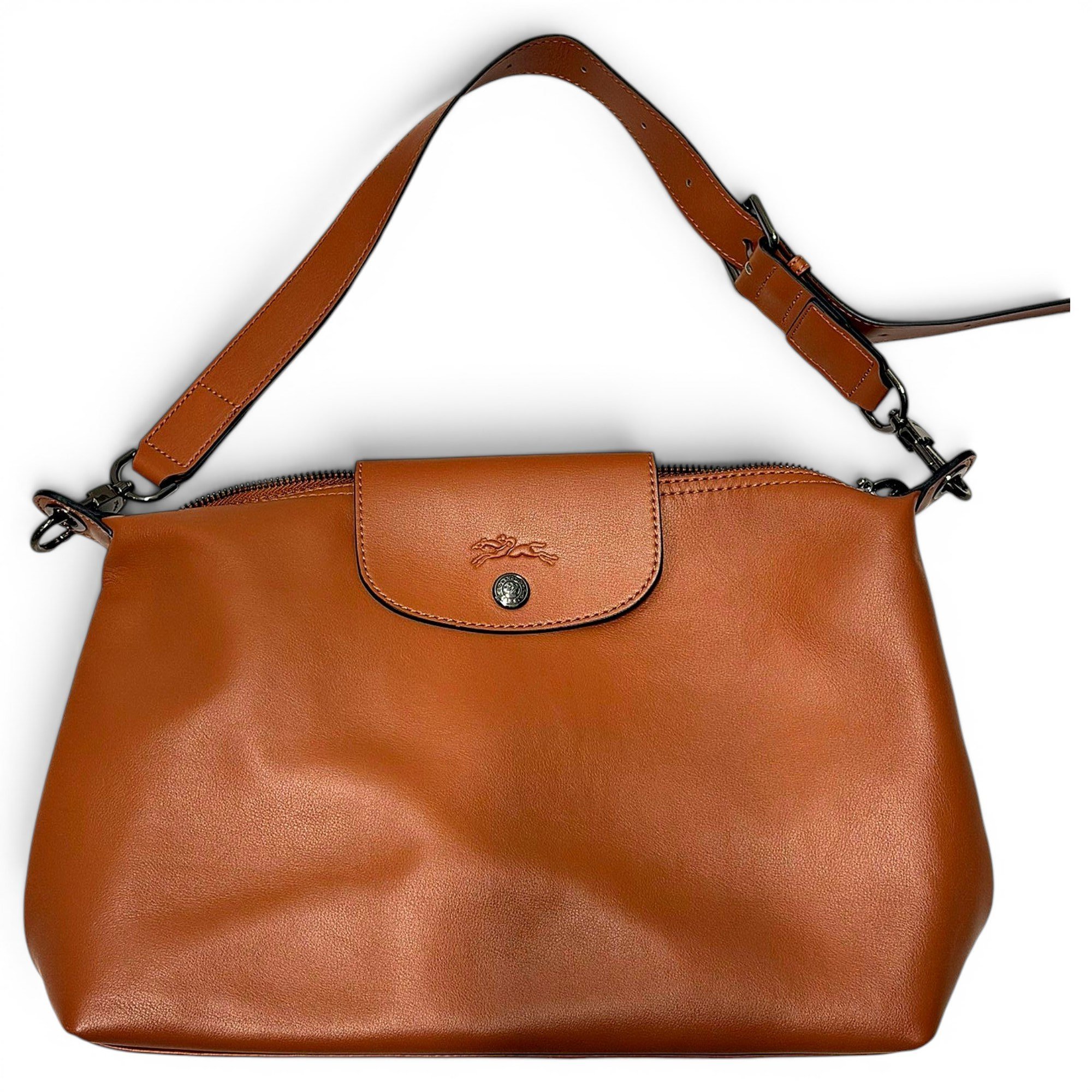Pliage leather handbag