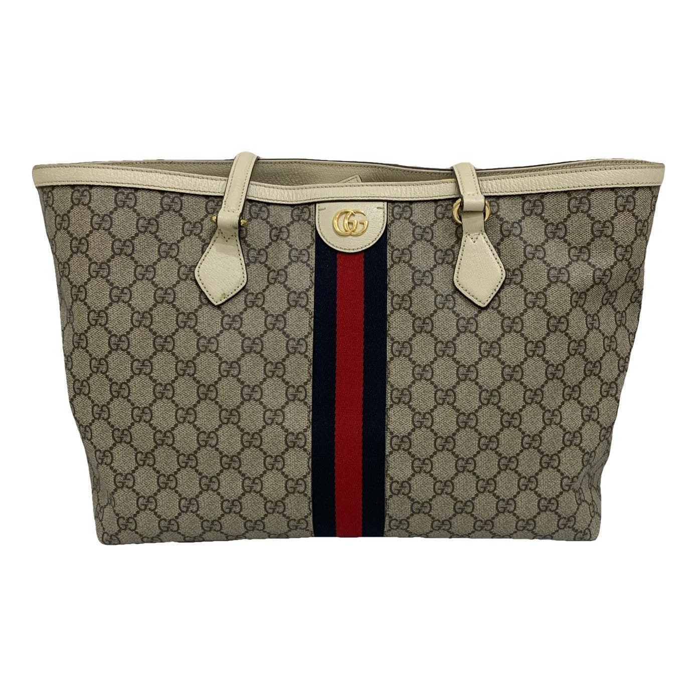 Ophidia Shopping leather handbag