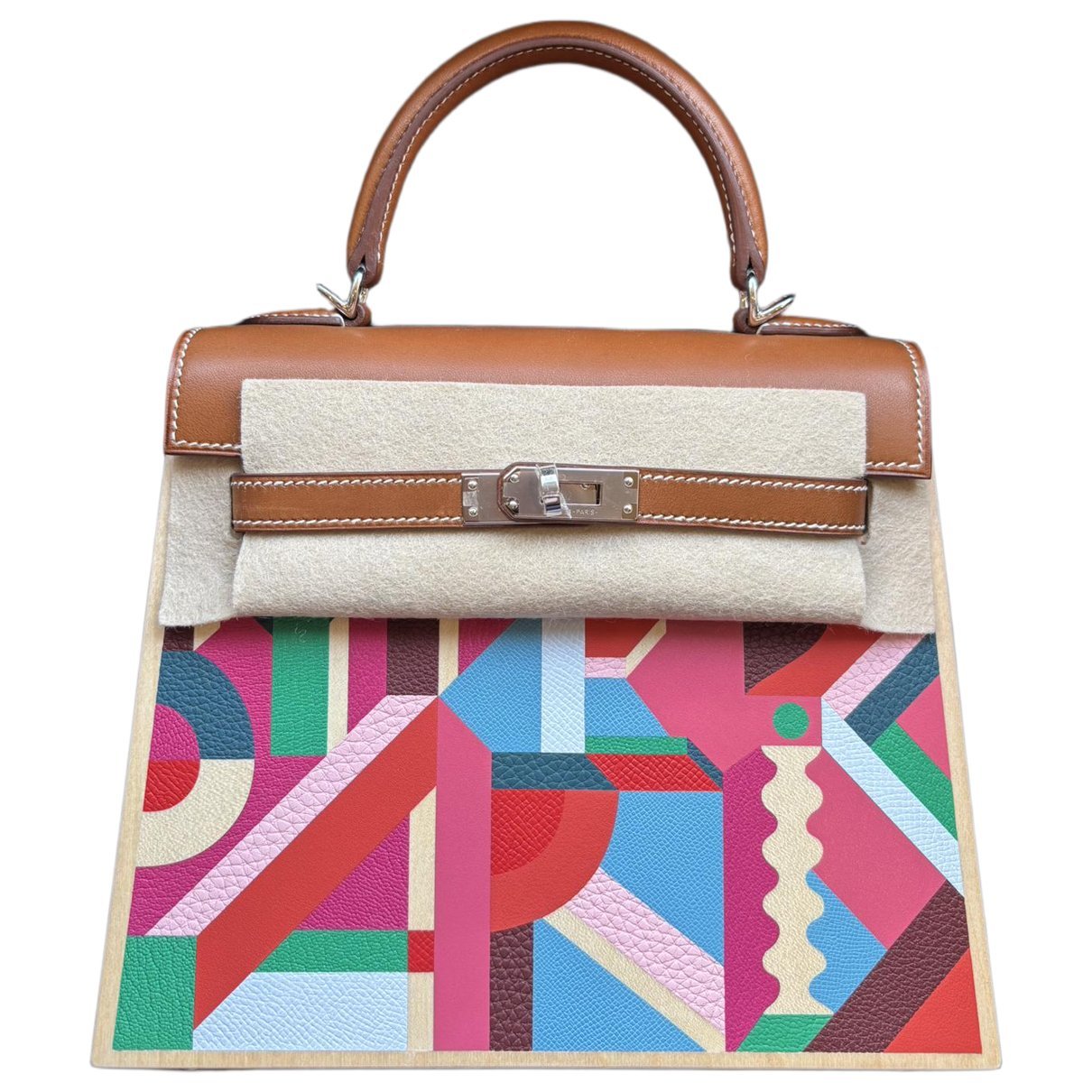 Kelly 25 leather handbag