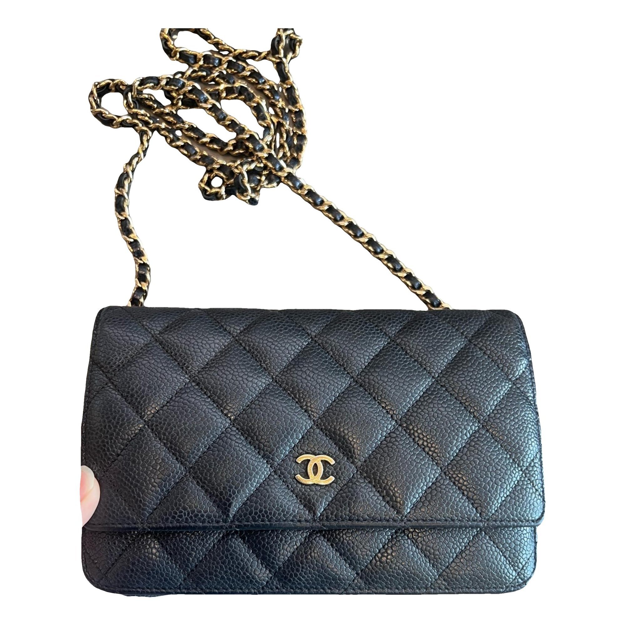 Wallet On Chain Timeless/Classique leather crossbody bag