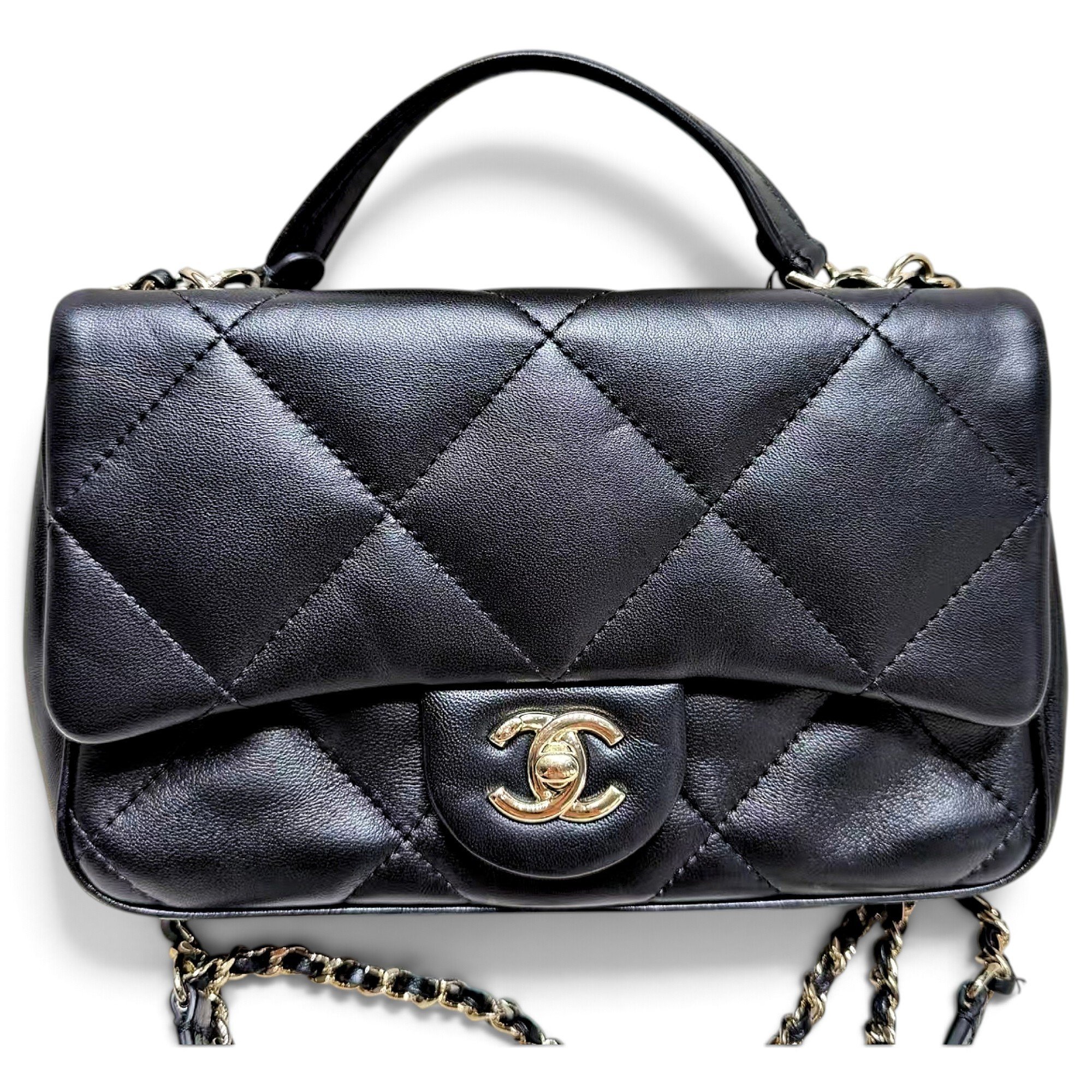 Leather handbag