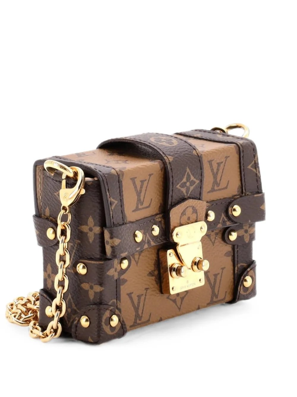 Essential Trunk NM Reverse Monogram Canvas clutch bag