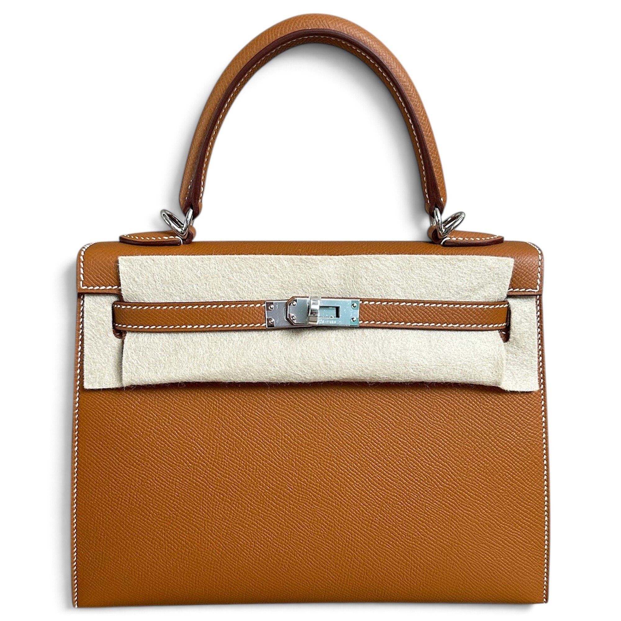 Kelly 25 leather handbag