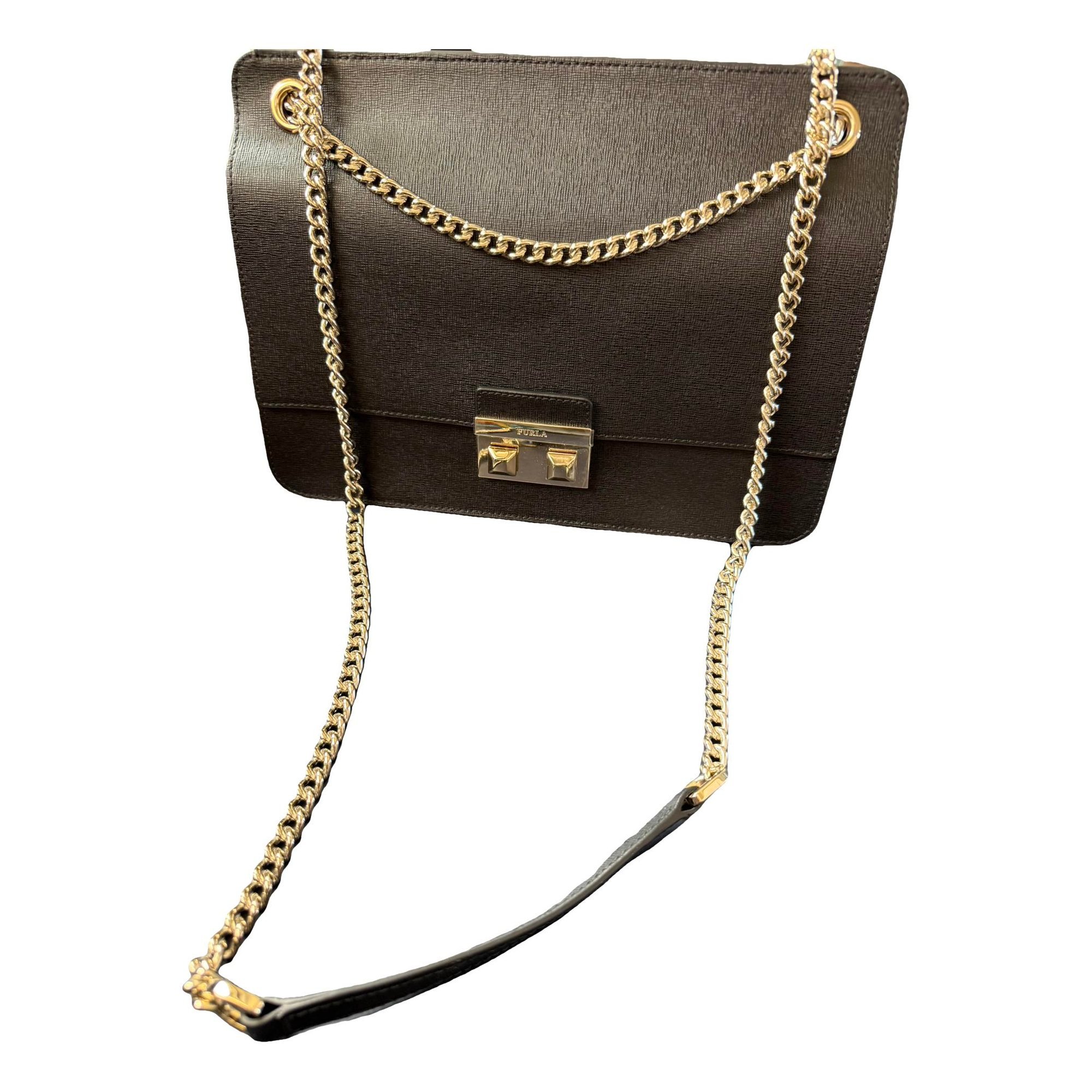 Patent leather handbag