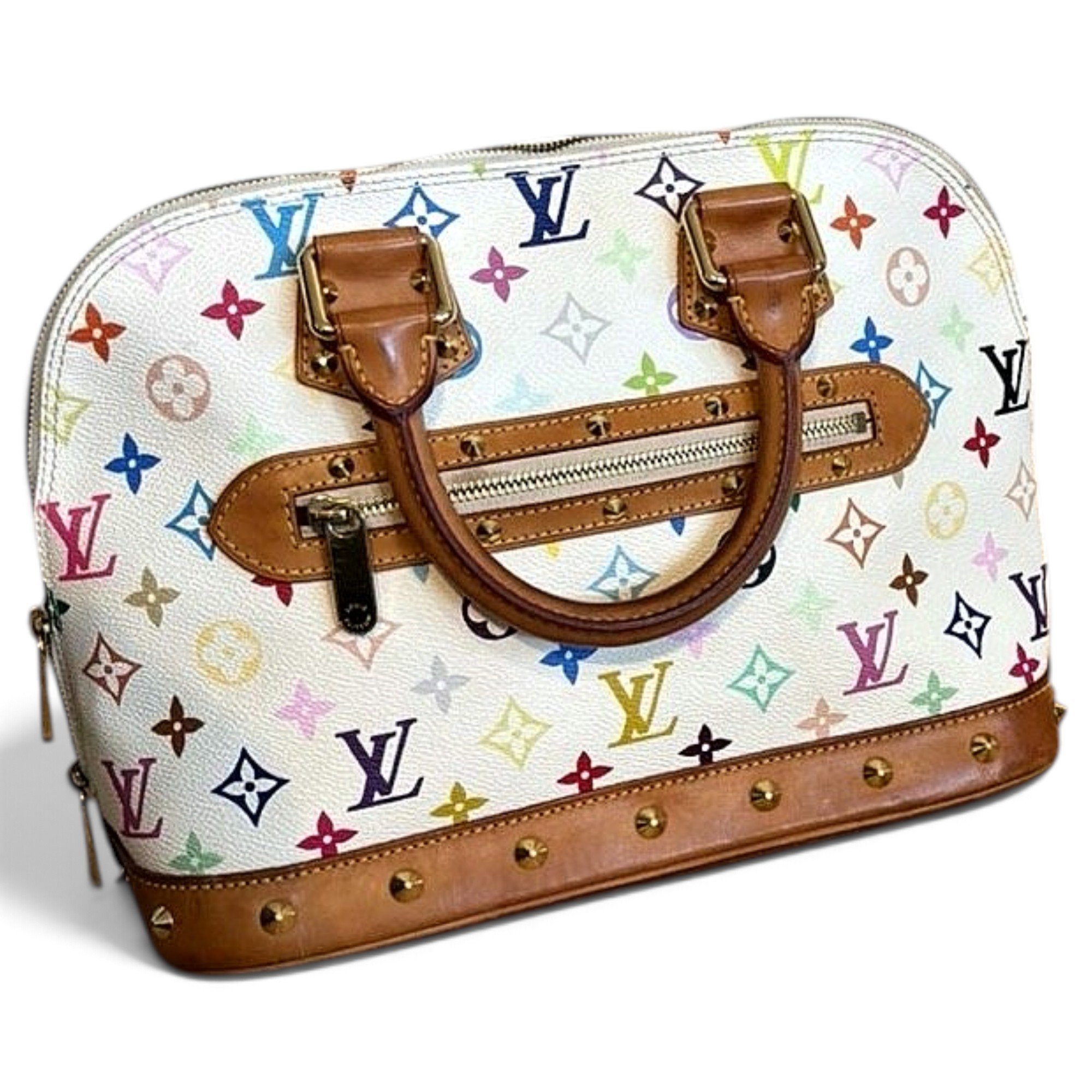 Alma leather handbag