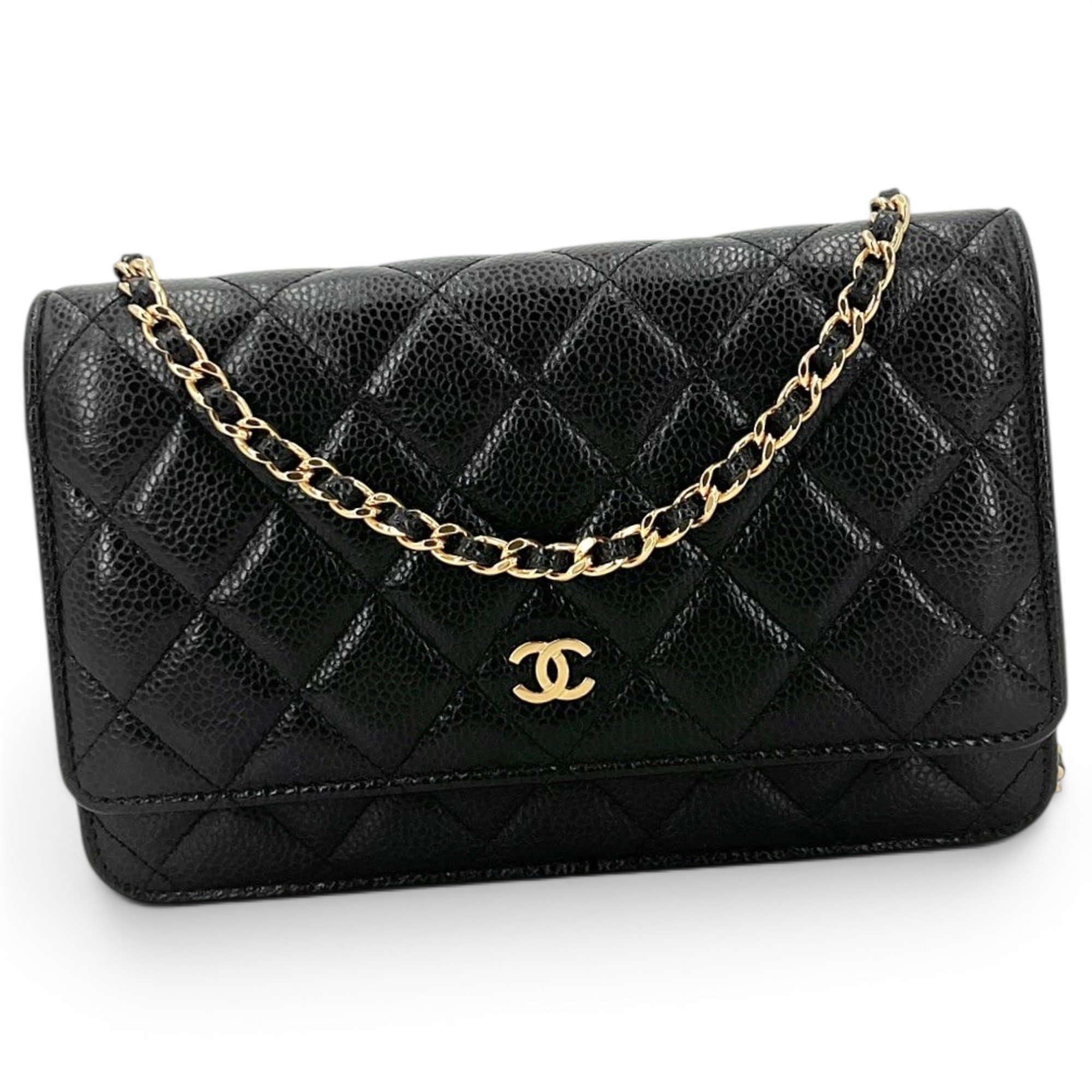 Wallet On Chain Timeless/Classique leather handbag