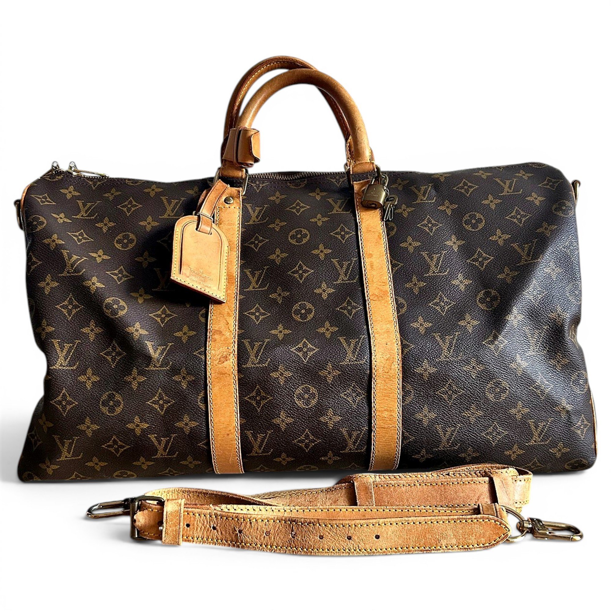 Keepall leather 48h bag