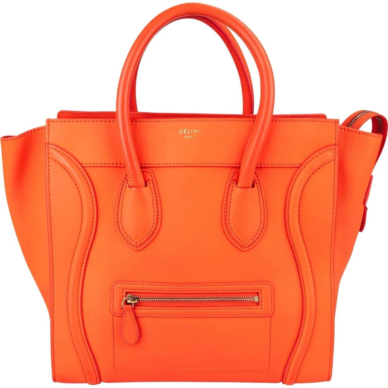 Luggage leather handbag
