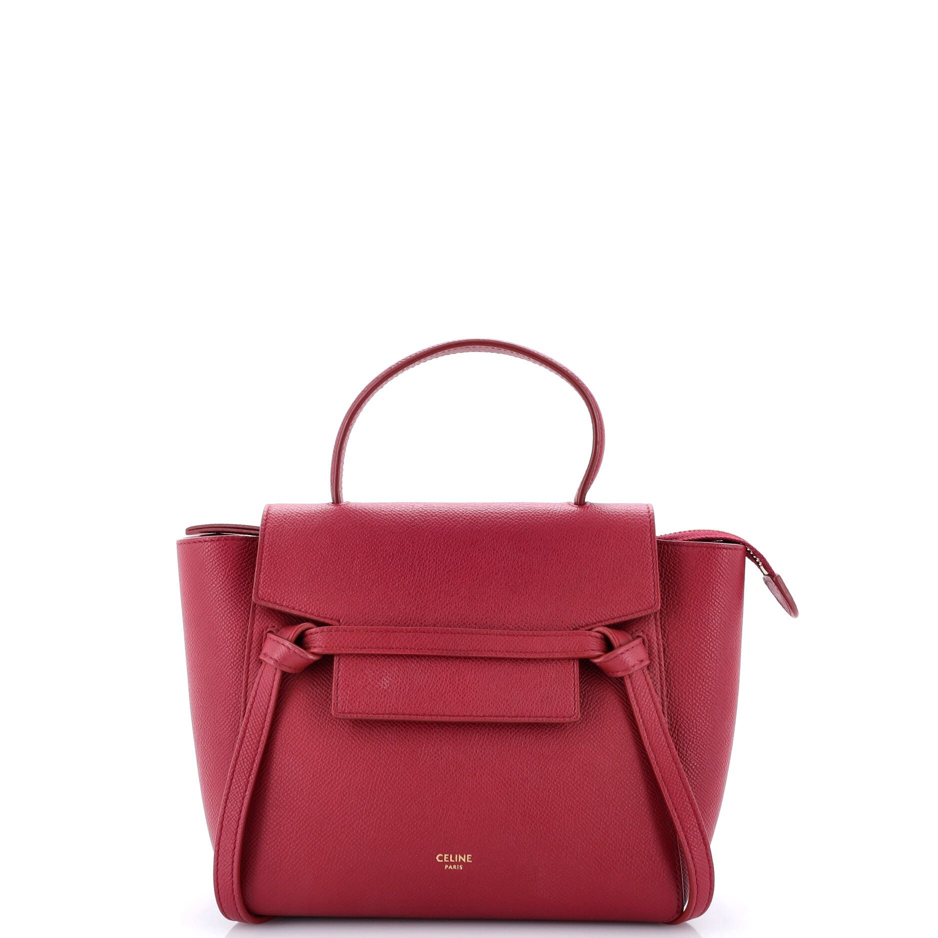 Belt Bag Textured Leather Nano