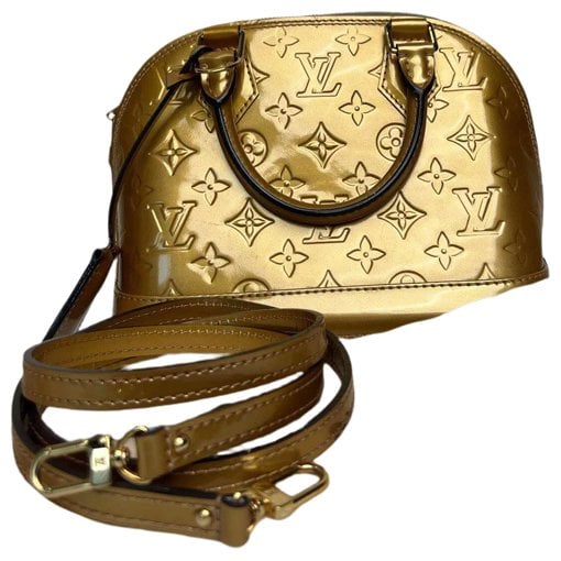 Alma BB patent leather handbag