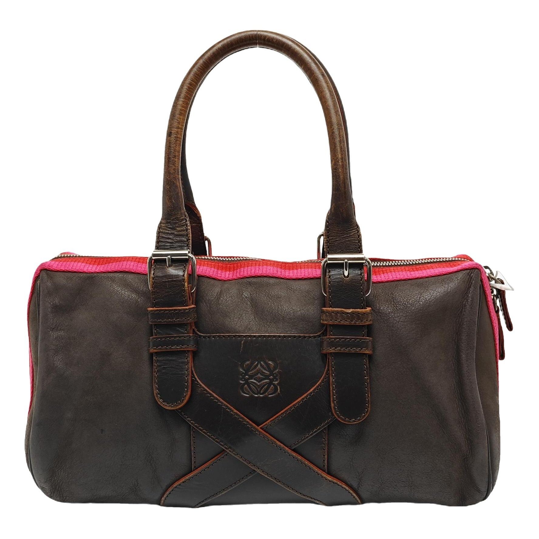 Leather tote