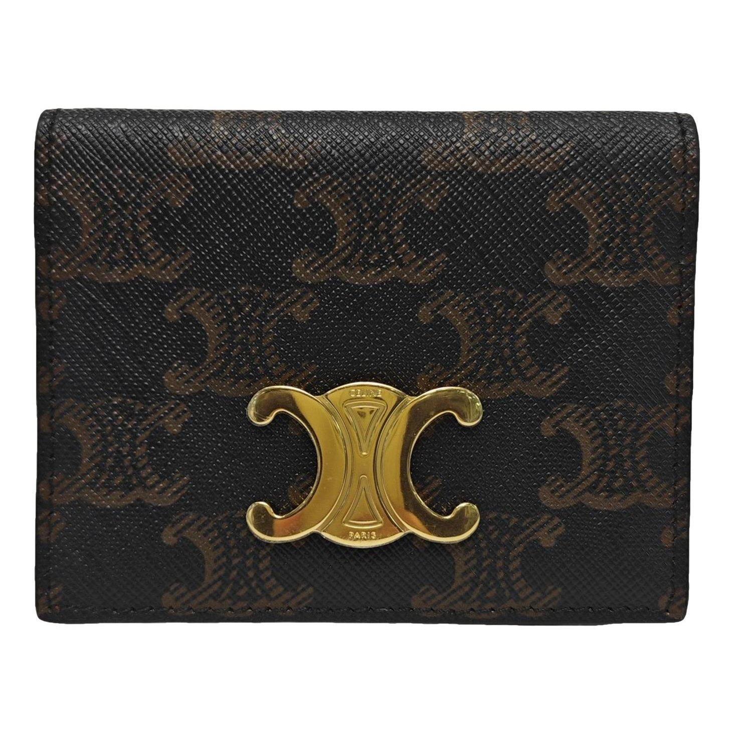 Triomphe leather handbag