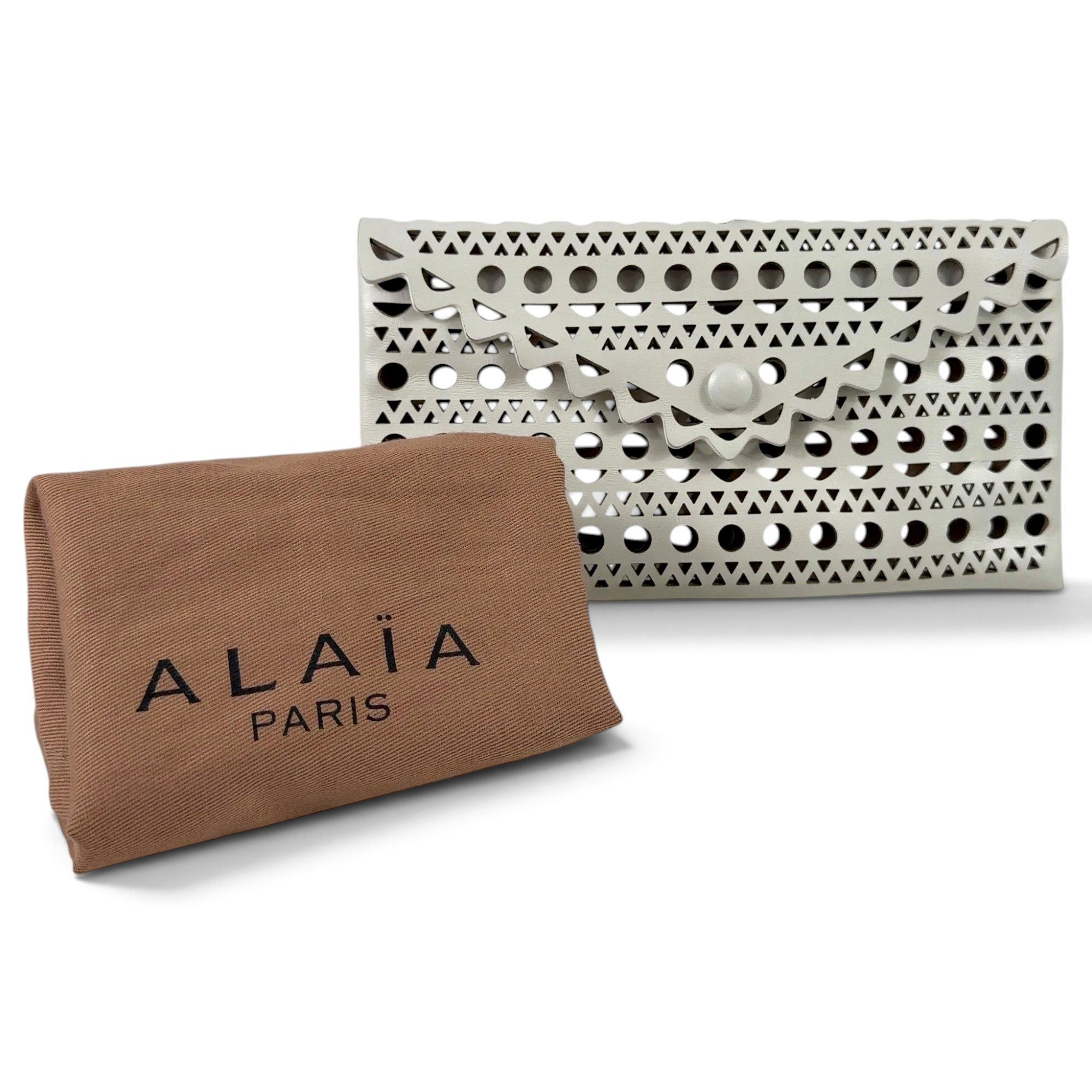 Alaia Leather clutch bag