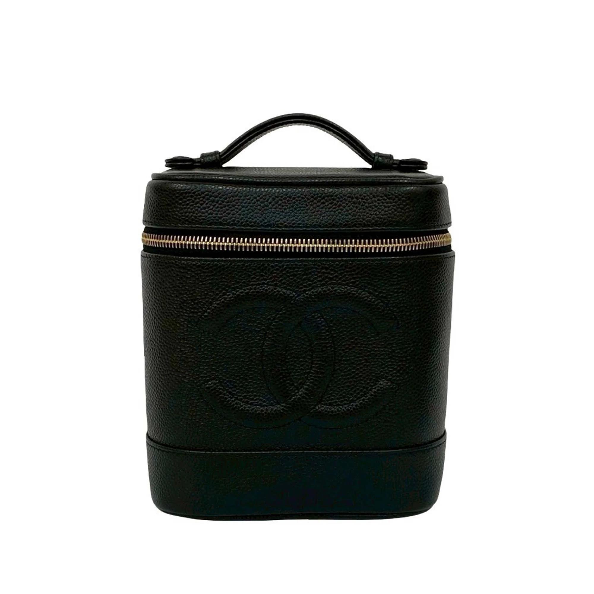 Vanity leather handbag